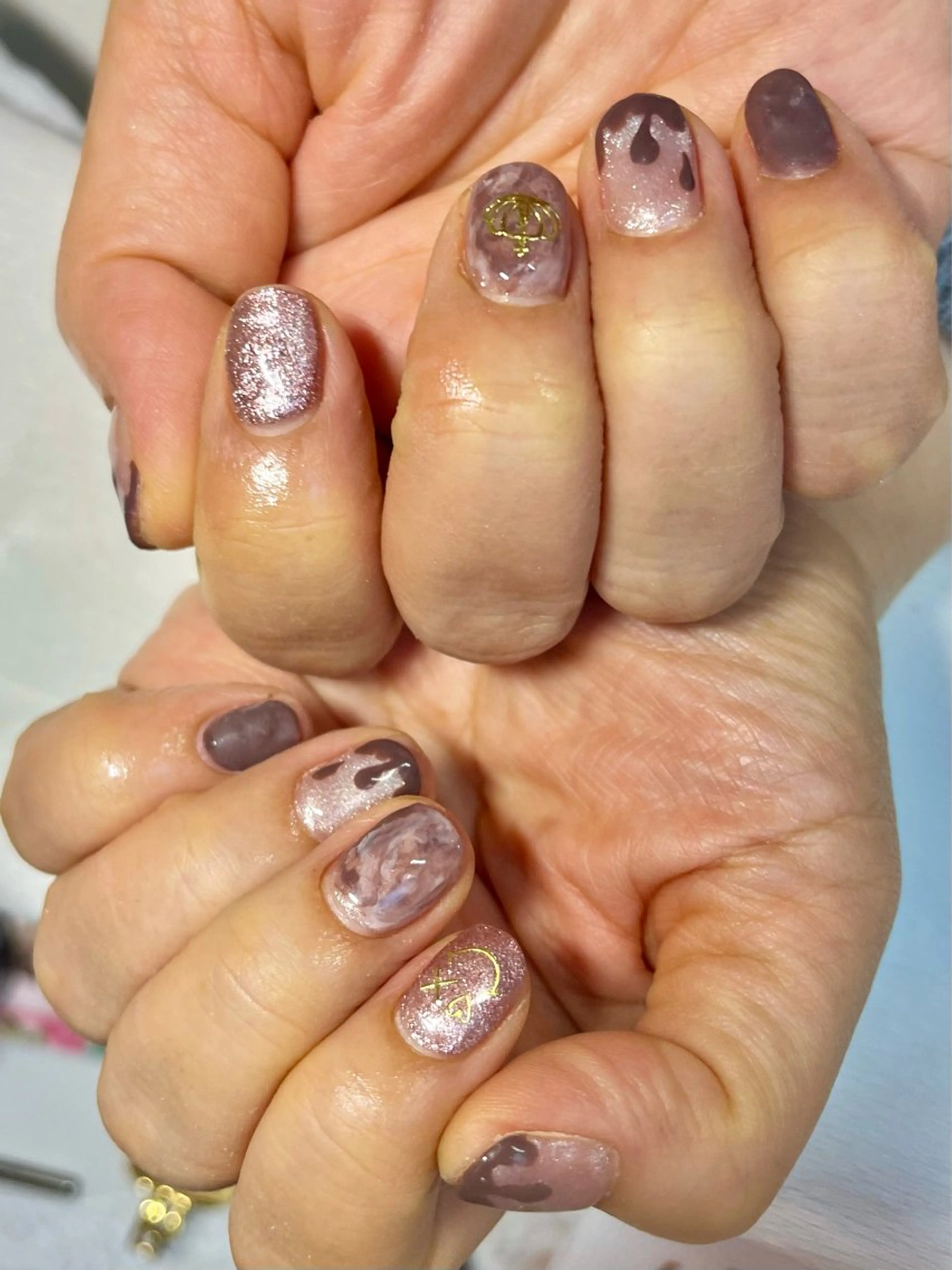 ネイル バレンタイン 新宿ネイルサロン ジェミディローサ所属・新宿ネイルサロン ジェミディローサのネイルデザイン