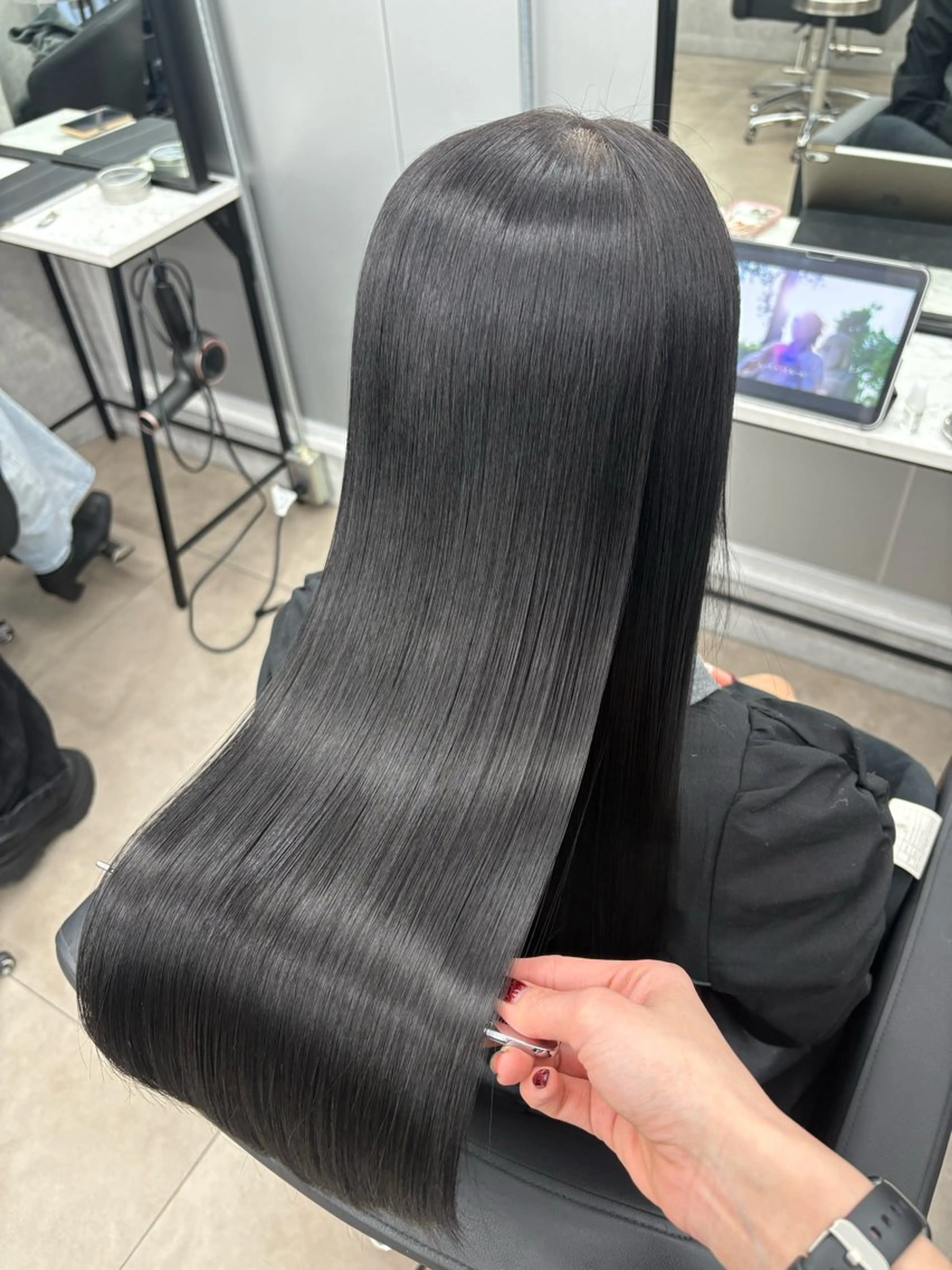 ロング カラー 髪質改善/ﾚｲﾔｰ ｶｯﾄ/店長/原島のヘアスタイル