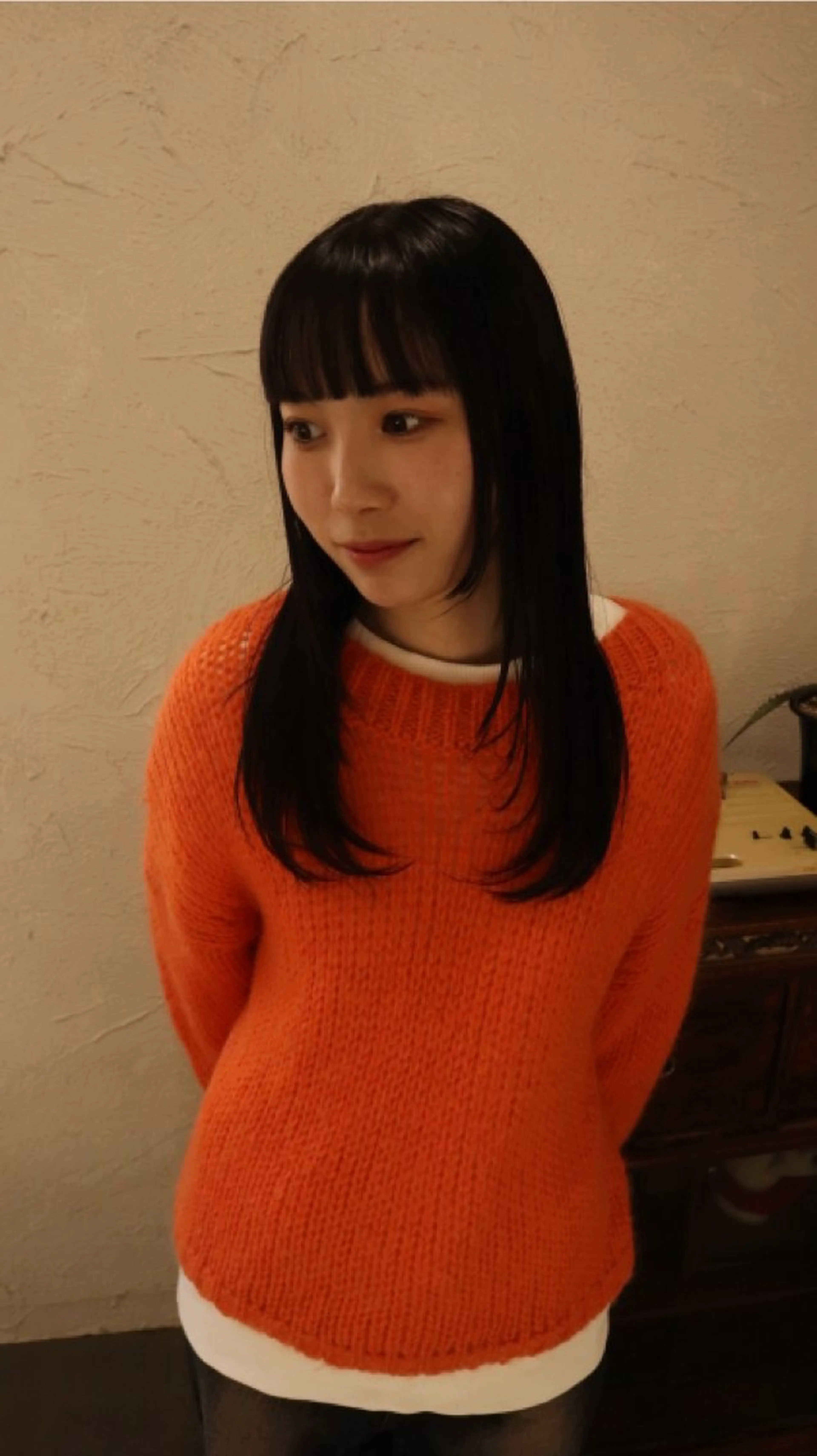 ミディアム カット ヘアカラー トリートメント レイヤー/ボブ/ 透明感カラー/ニワのヘアスタイル