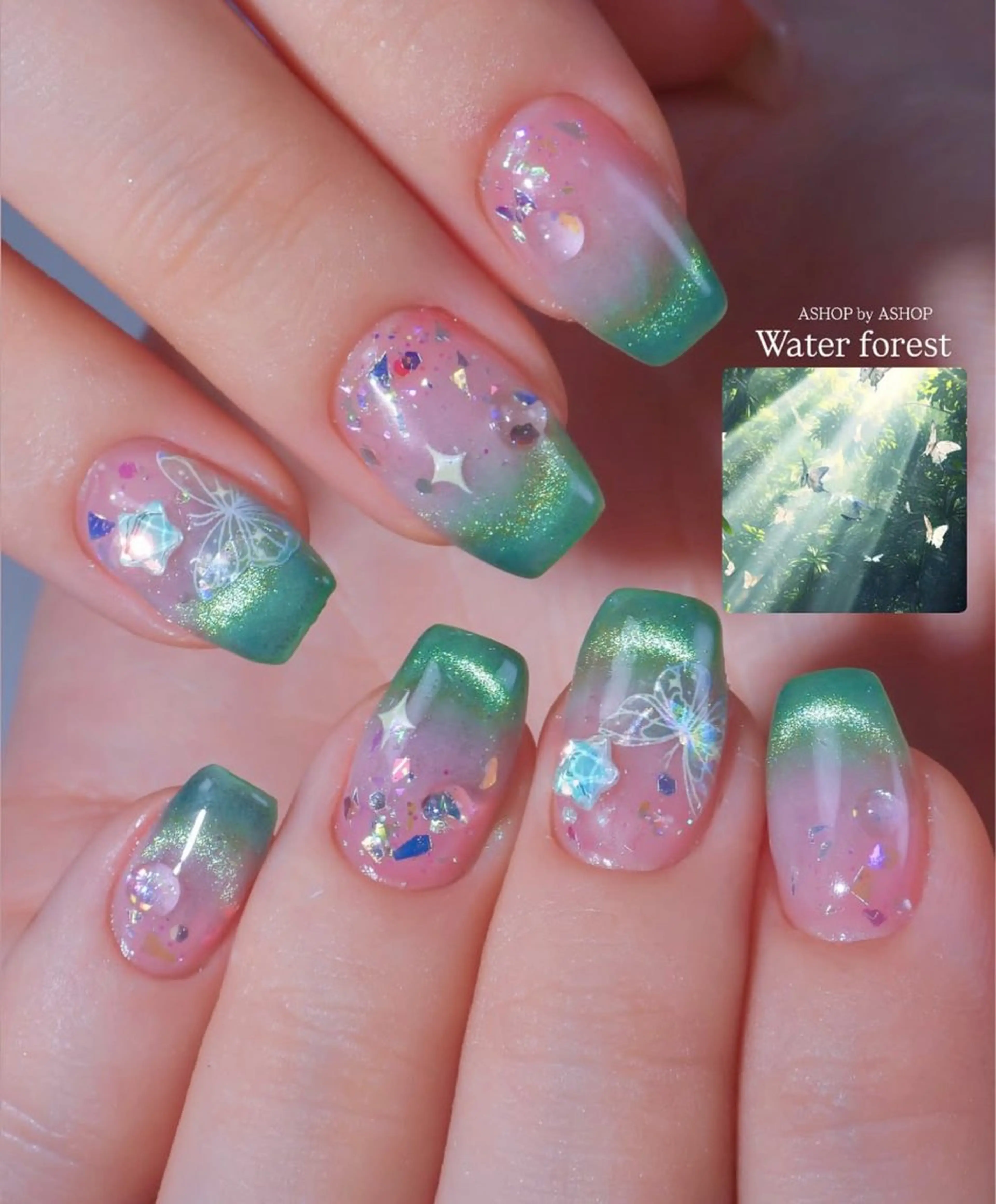 ネイル 持ち込み ハンドネイル JISOO ANA.CHUOのネイルデザイン