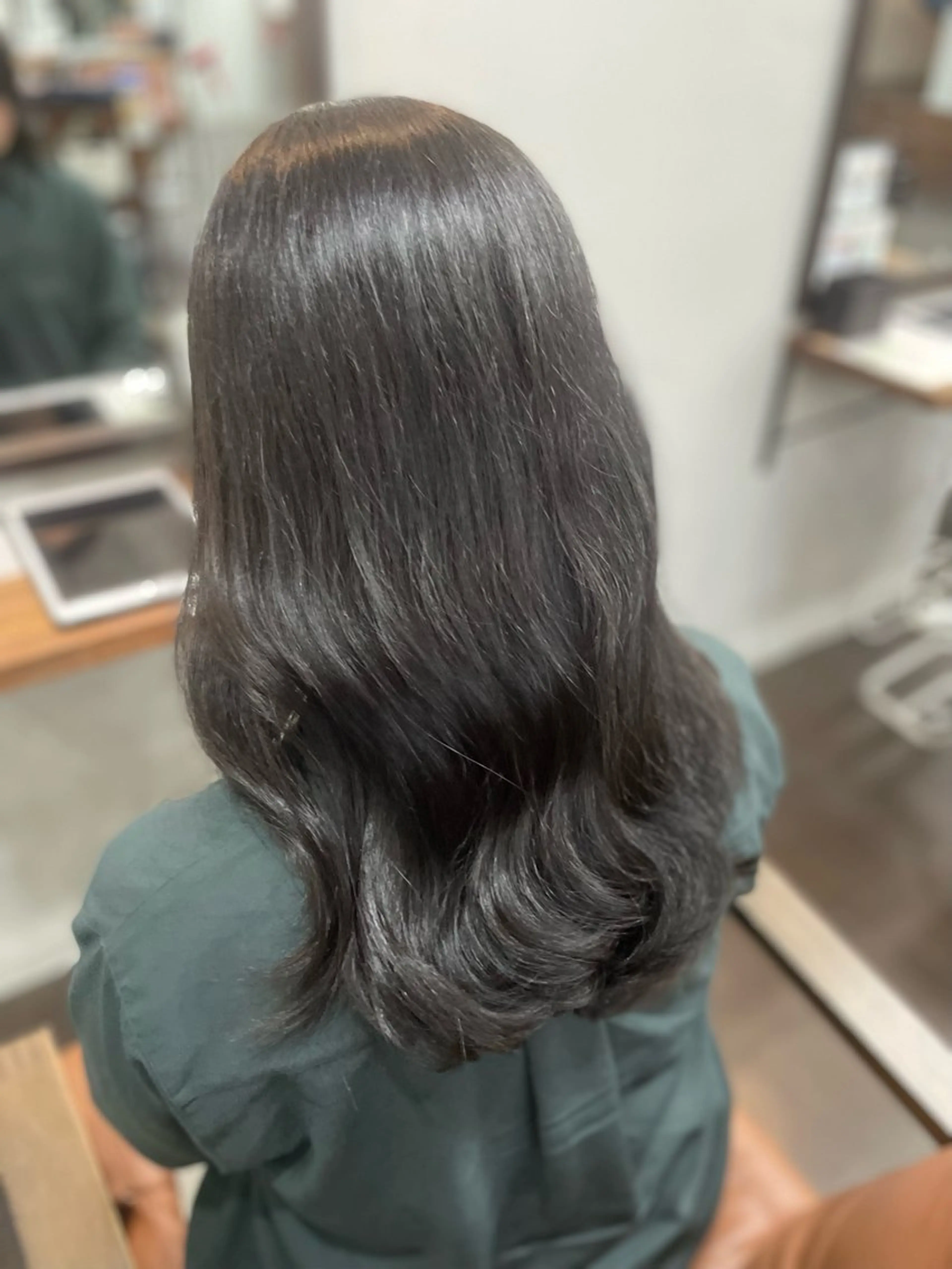 セミロング カラー ヘアカラー トリートメント 暖色カラー/ メンズ/名駅/ユキハのヘアスタイル