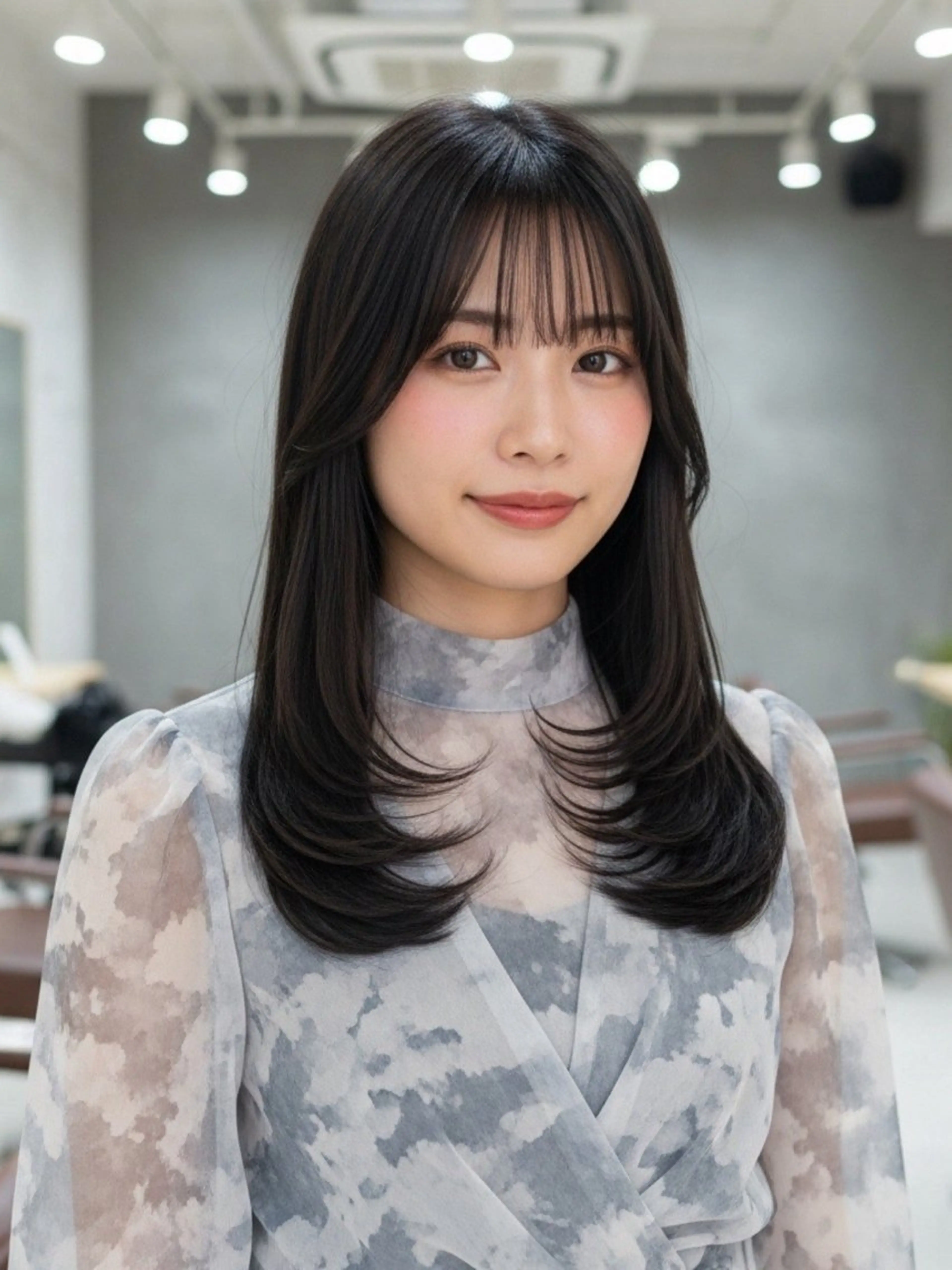 ロング 似合わせボブ✖️ 韓国レイヤー✨小関のヘアスタイル