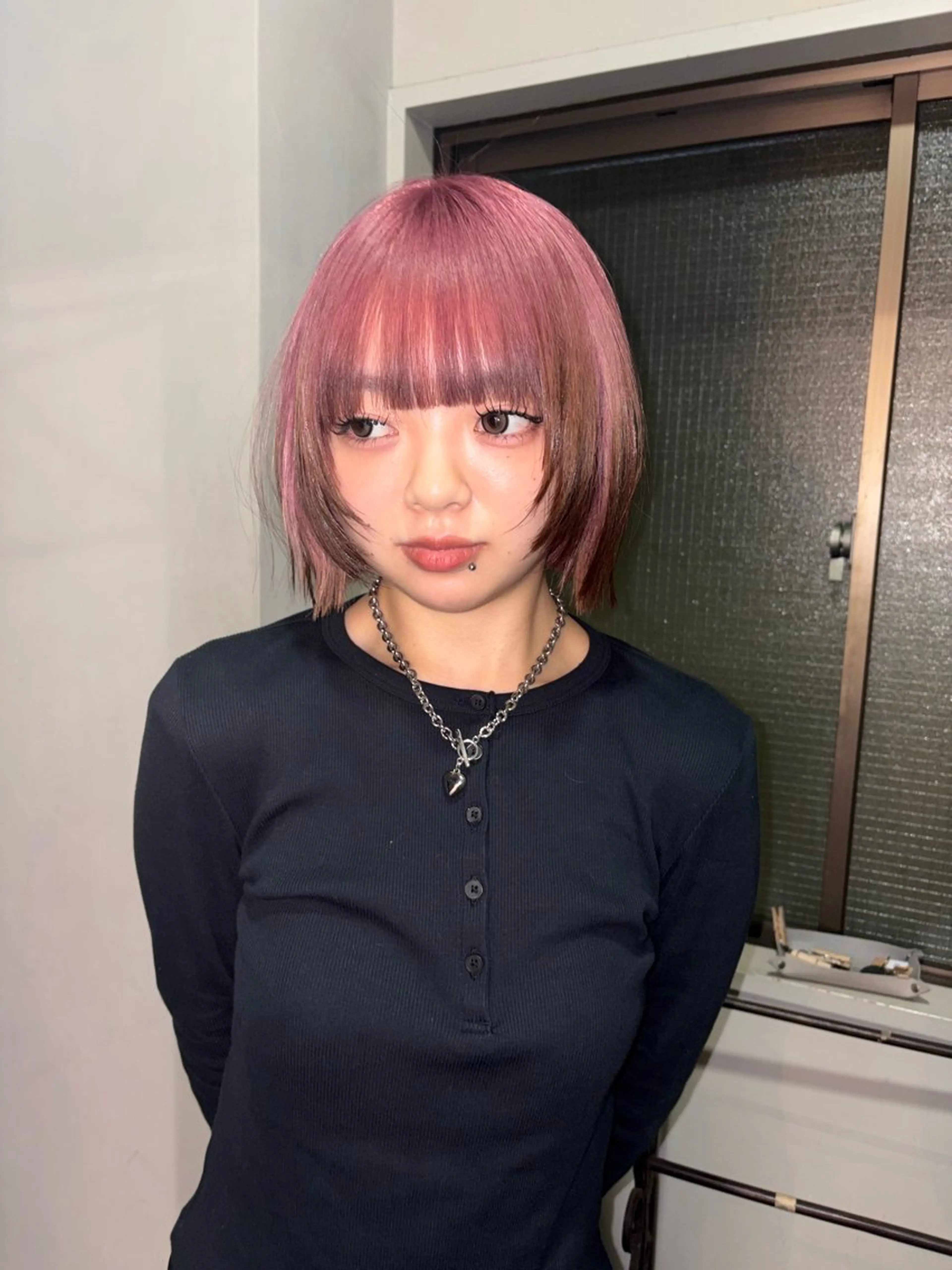 カラー 崎園 佑真のヘアスタイル