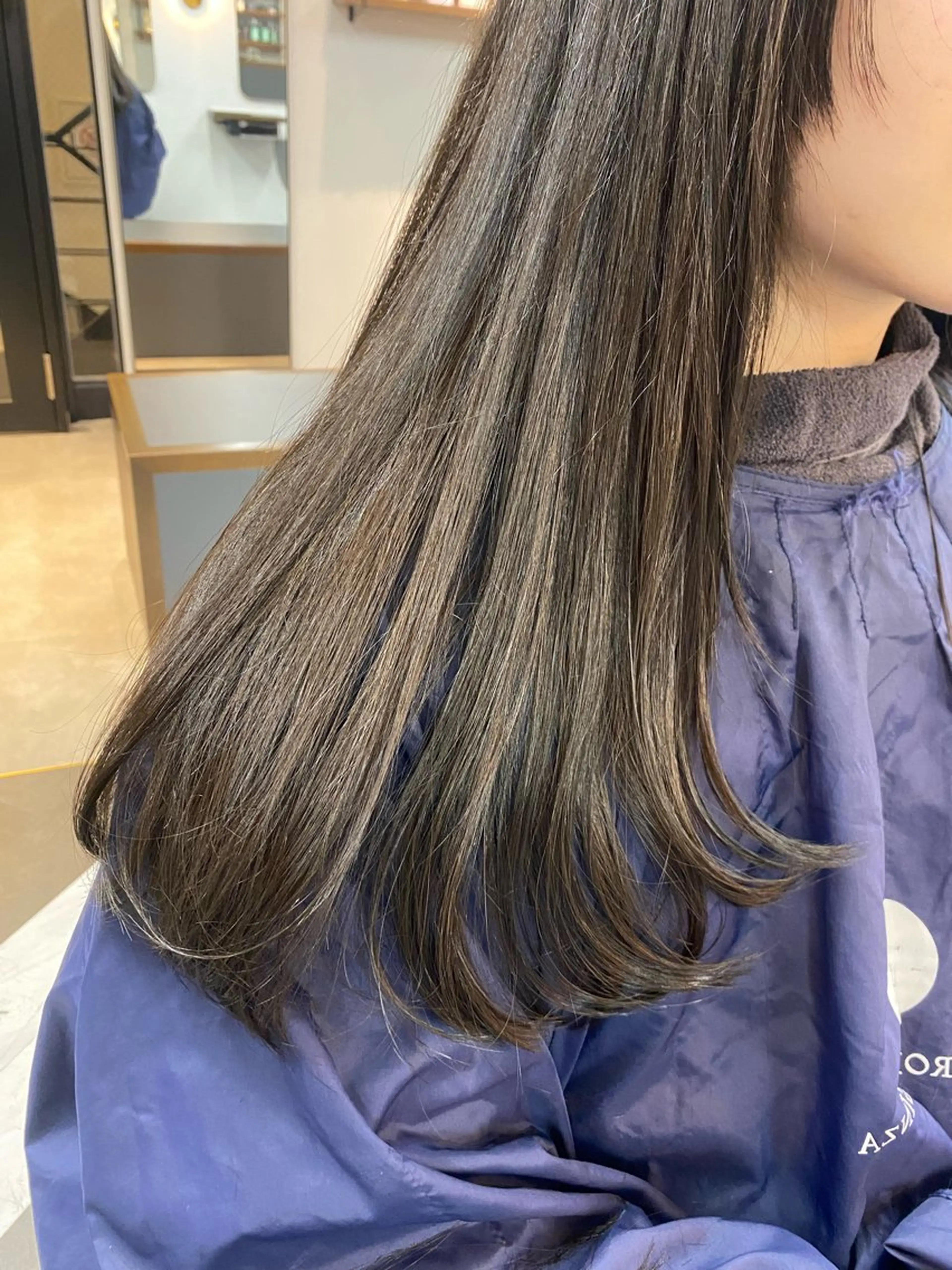 ロング カット ヘアカラー トリートメント 🦄艶髪育毛🌟毛髪 診断/セット/駒井のヘアスタイル