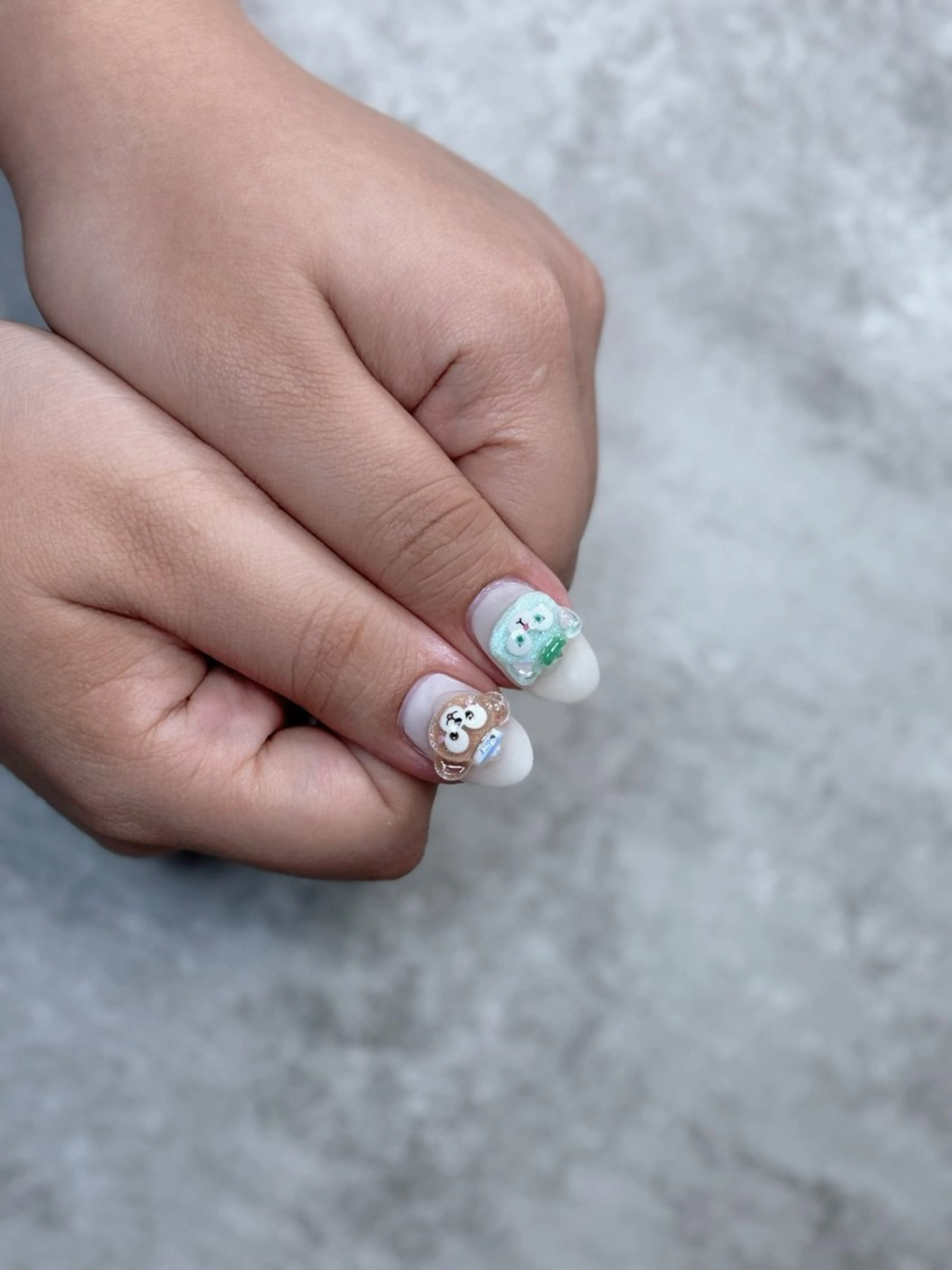 ネイル フレンチネイル ジェルネイル グラデーション ロングネイル マグネットネイル ハンドネイル nail sideraのネイルデザイン