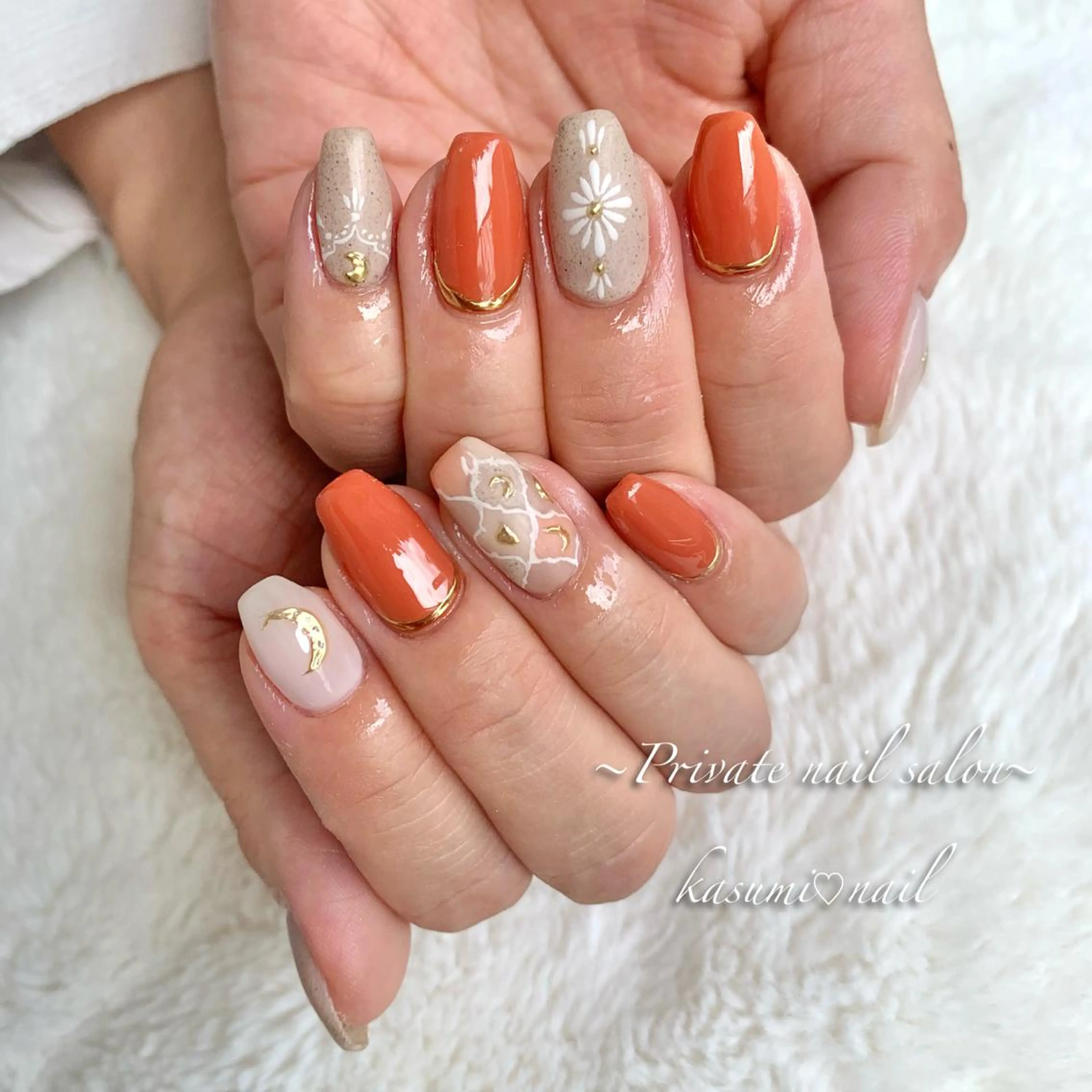 ネイル アートネイル ラメ(グリッター) マグネットネイル ミラーネイル 持ち込み KASUMI♡ Nailのネイルデザイン