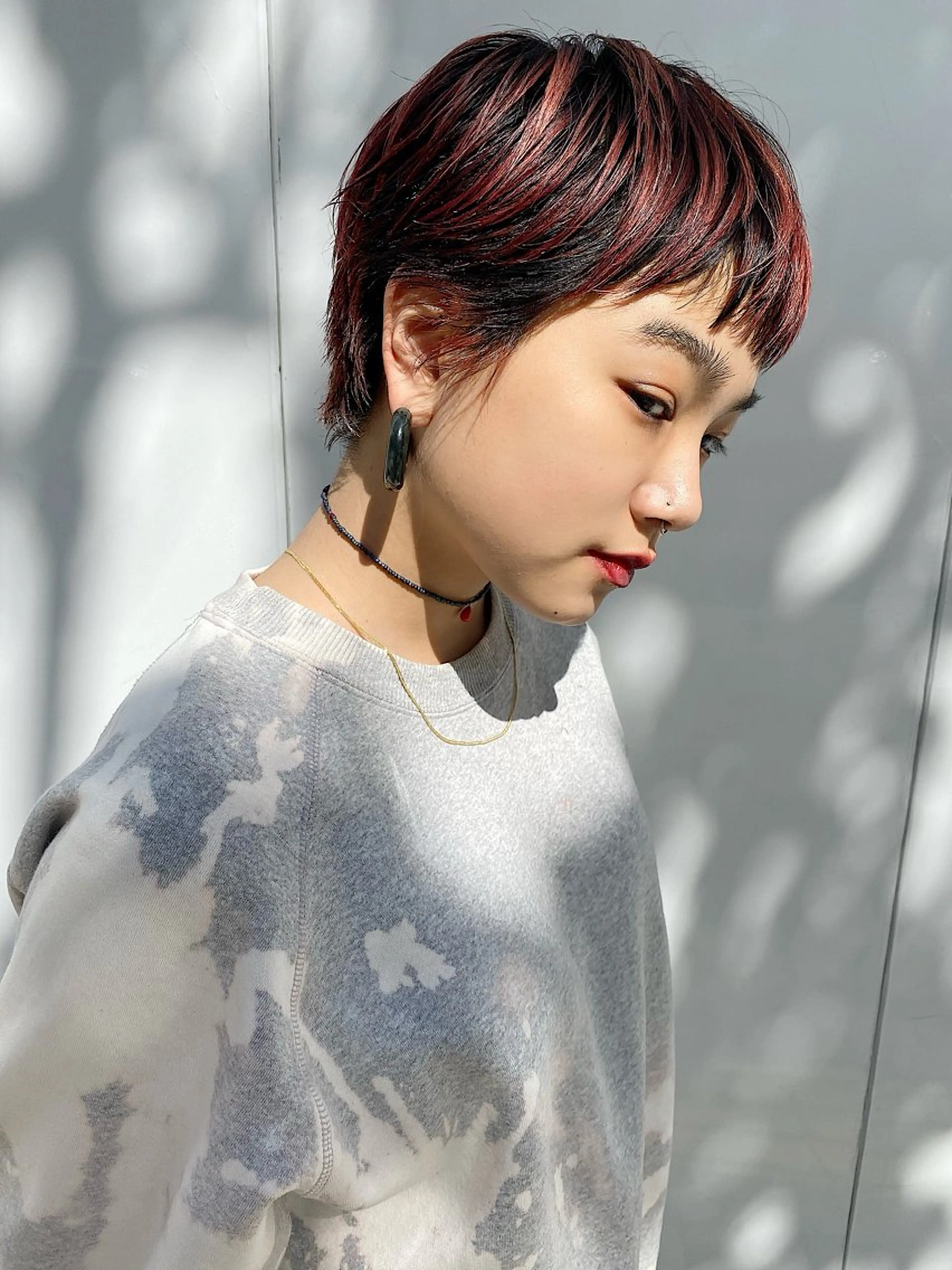 ショート レイヤーカット/ パーマ/鎌田実奈歩のヘアスタイル