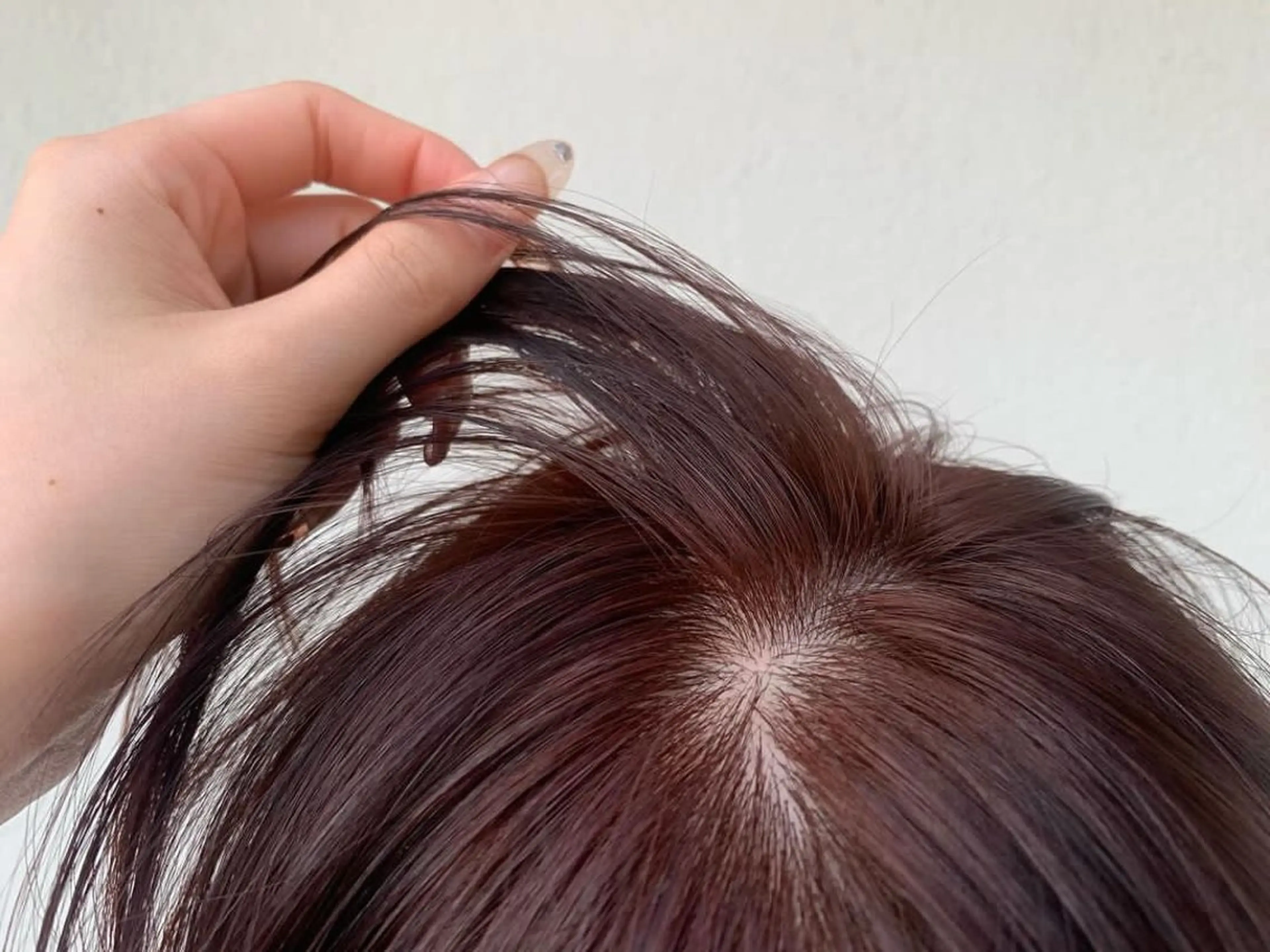 セミロング チョコレートブラウン ヘアカラー エクステ/大人可愛い カラー🩷RINAのヘアスタイル