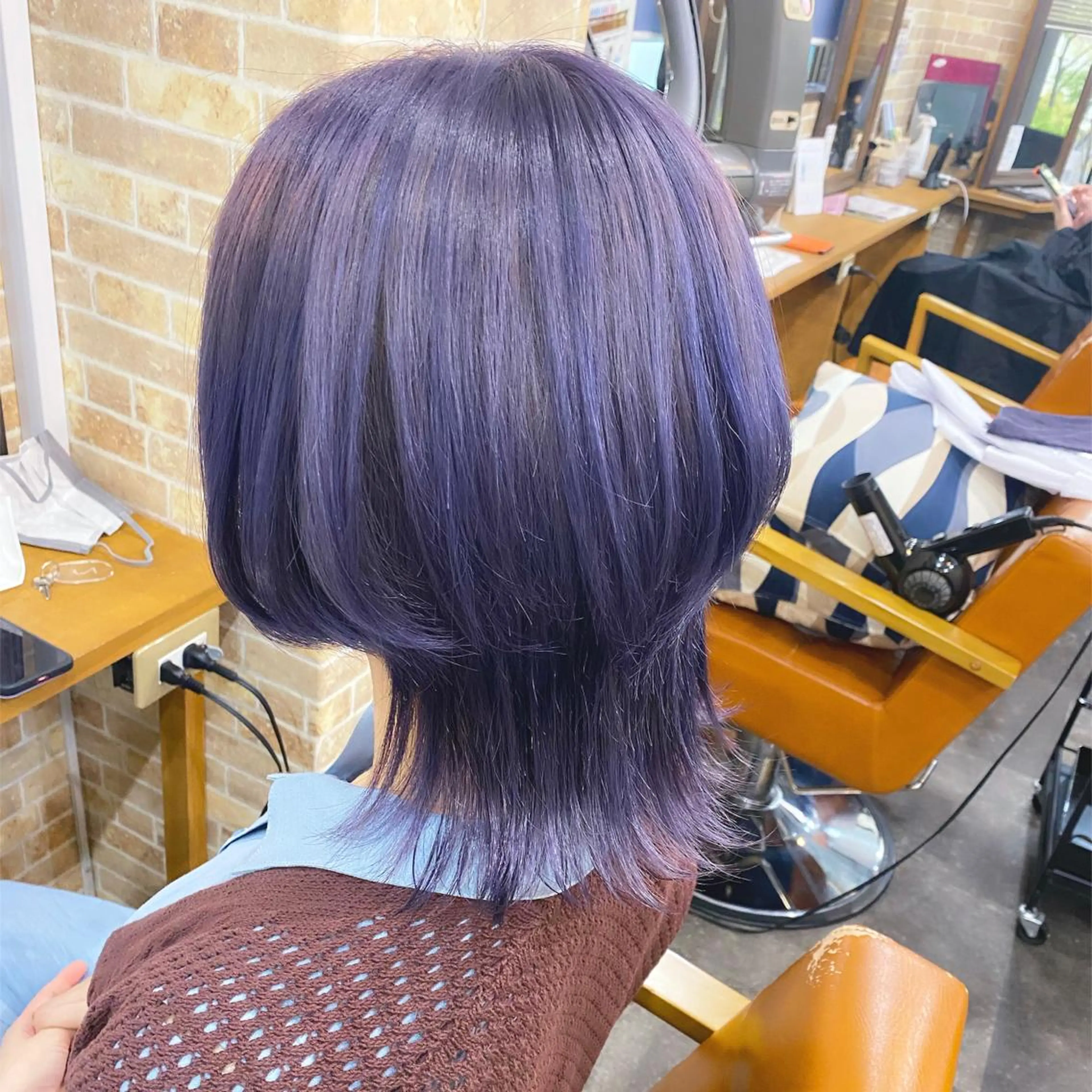 セミロング ヘアカラー トリートメント 美髪ヘア 🤍erikaのヘアスタイル