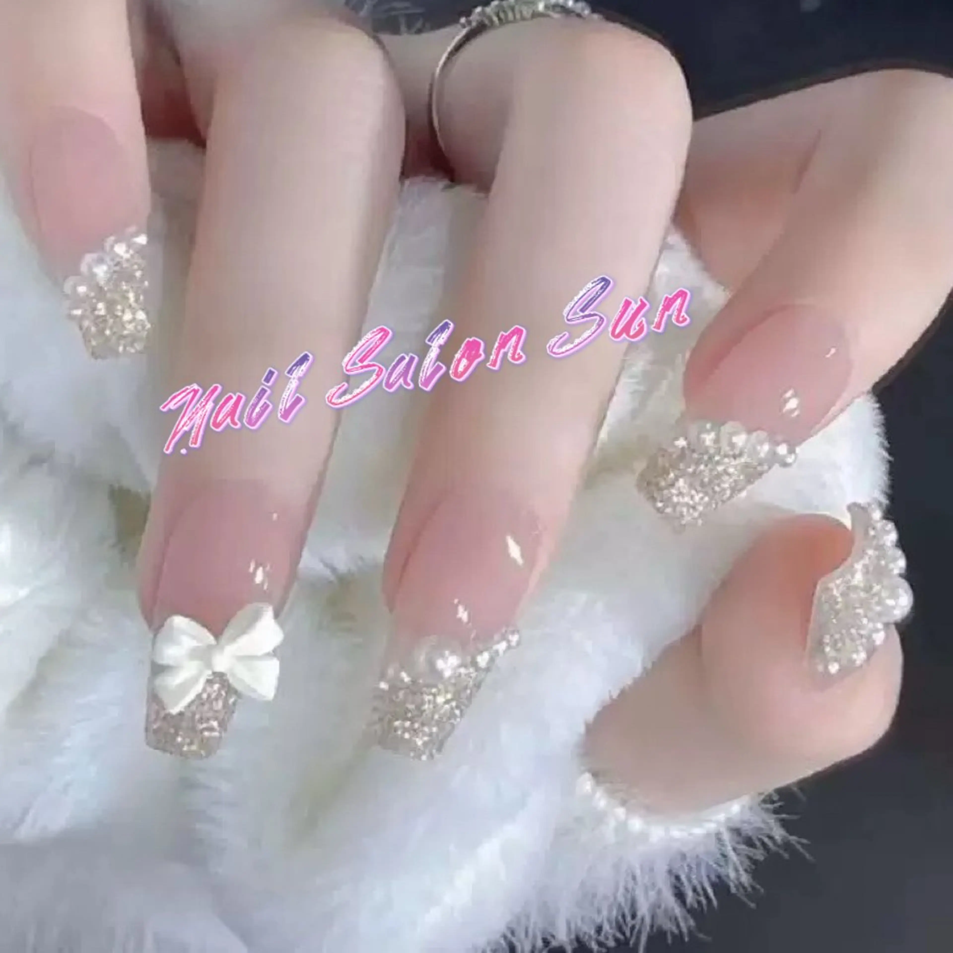 ネイル 長さ出し 持ち込み Sun Nail サン ネイルサロンのネイルデザイン