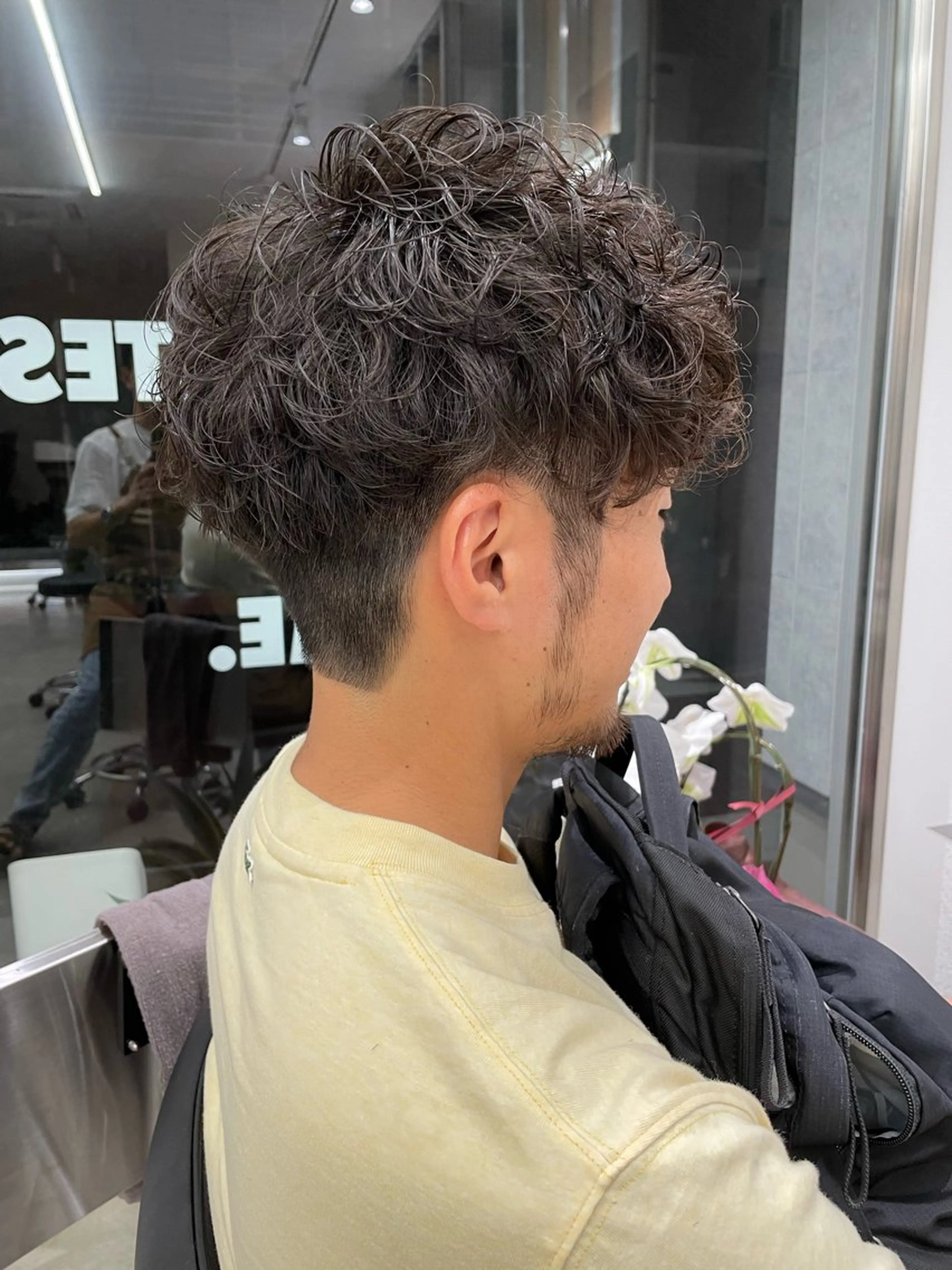 ショート パーマ メンズ カット パーマ 髪質改善/茅ヶ崎 マツモト リョウのヘアスタイル