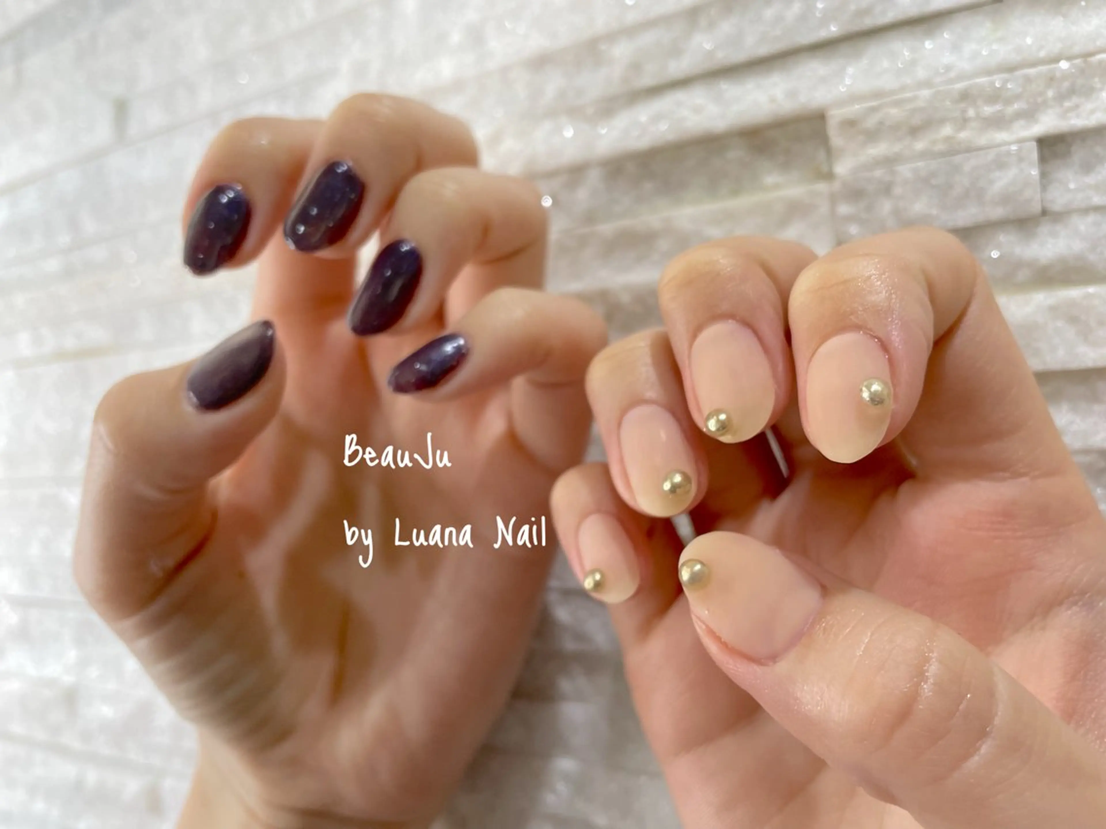ネイル ミラーネイル ハンドネイル BeauJu by Luana Nailのネイルデザイン