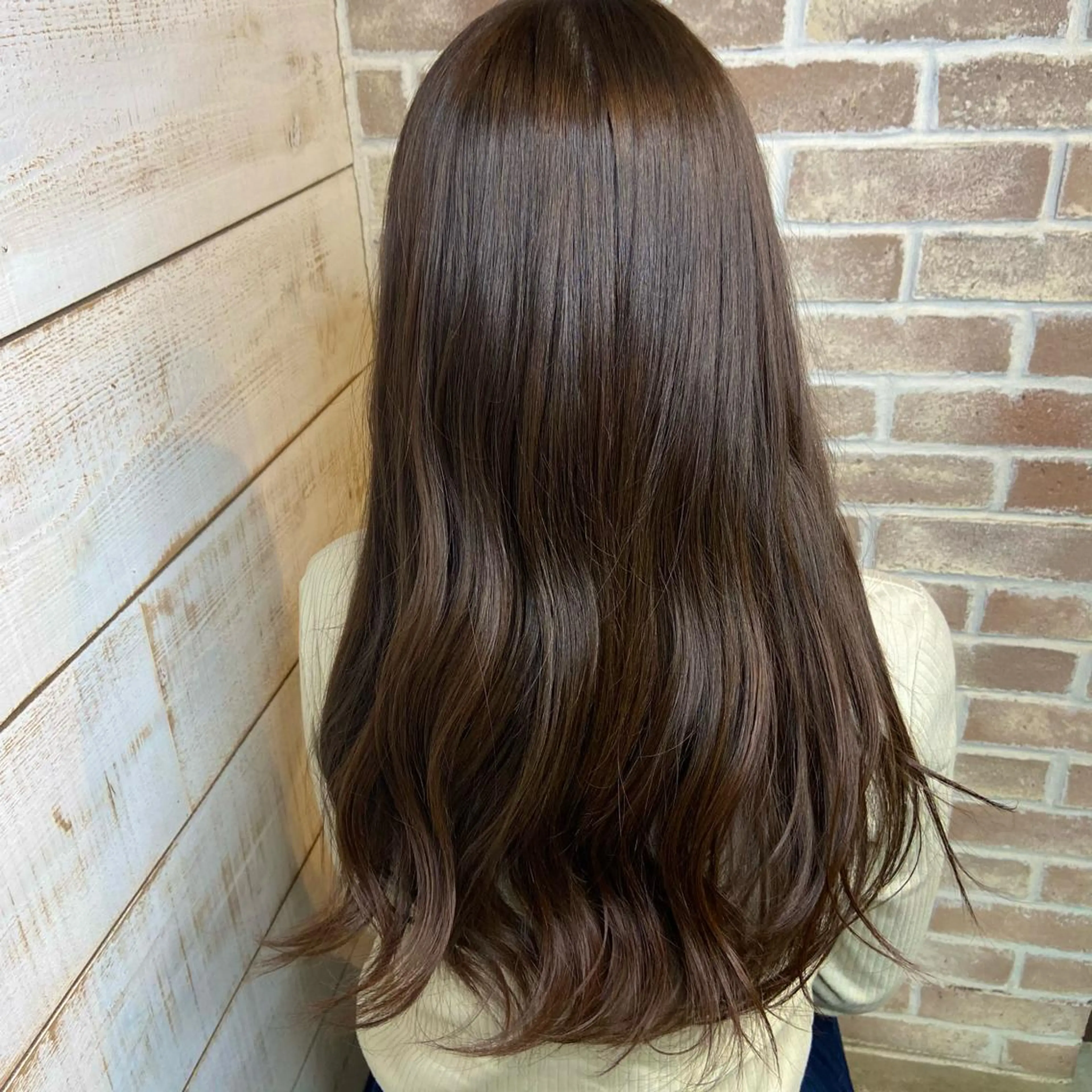 ロング カラー ヘアカラー 川崎 かなでのヘアスタイル