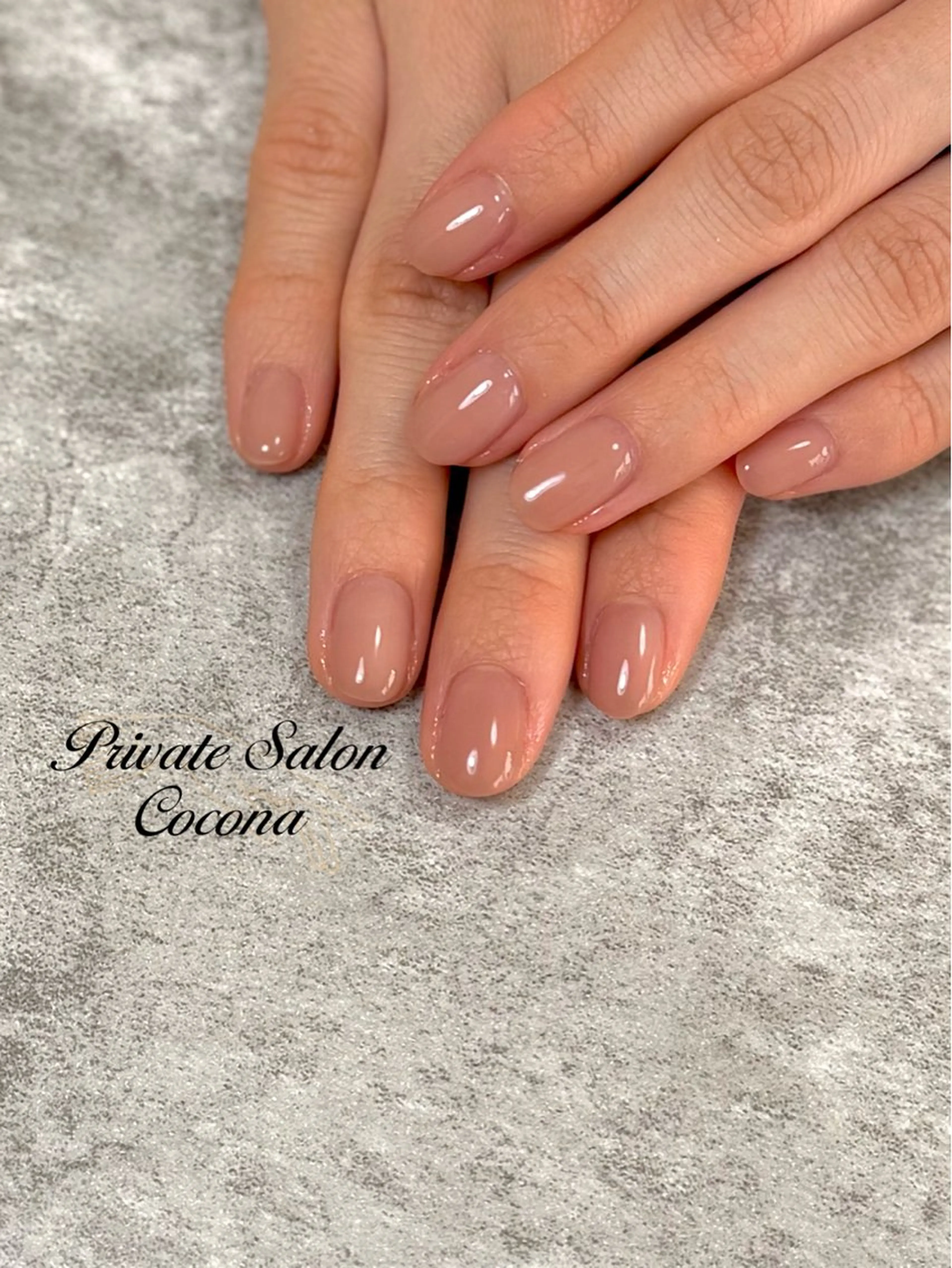 ネイル ワンカラーネイル ハンドネイル プライベートサロン nailcoconaのネイルデザイン