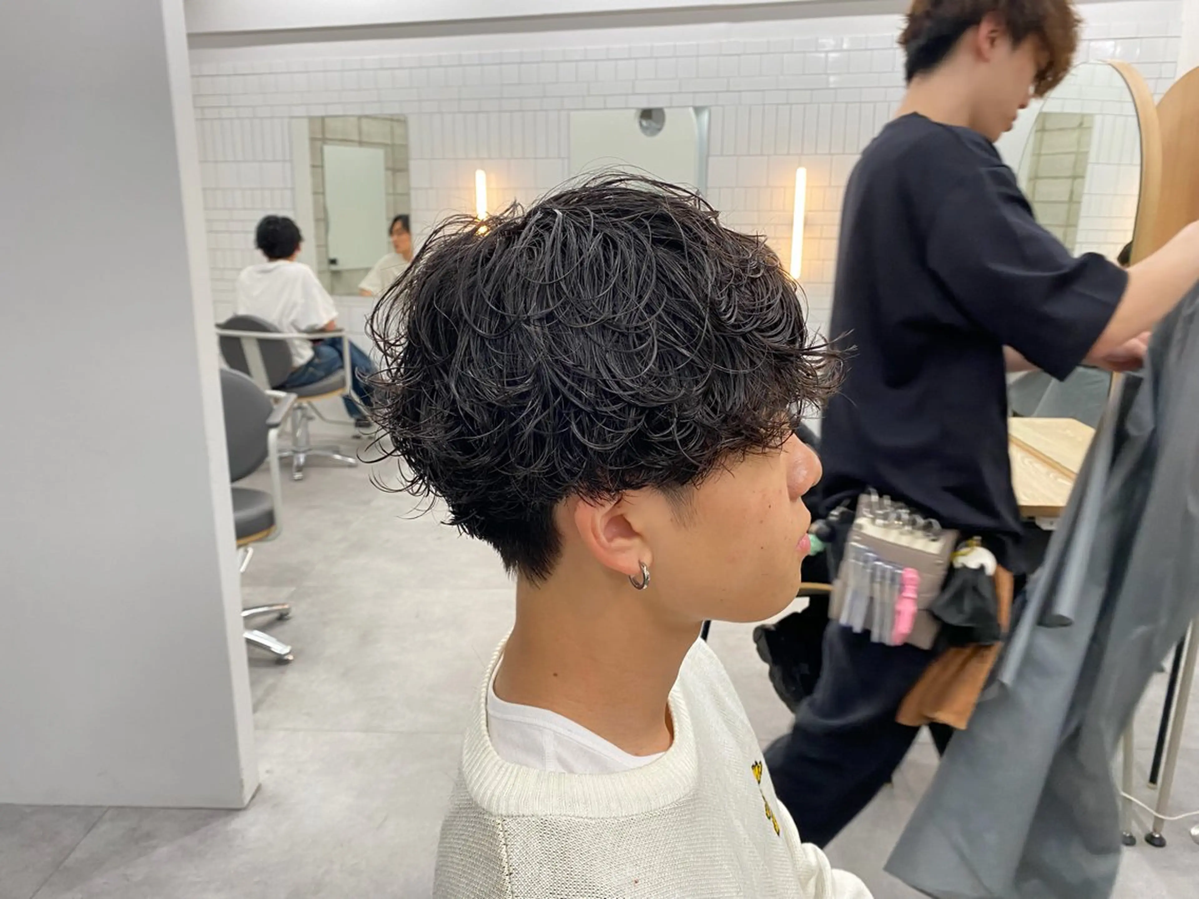 パーマ メンズ メンズパーマ カット パーマ メンズパーマ外屋敷 航のヘアスタイル