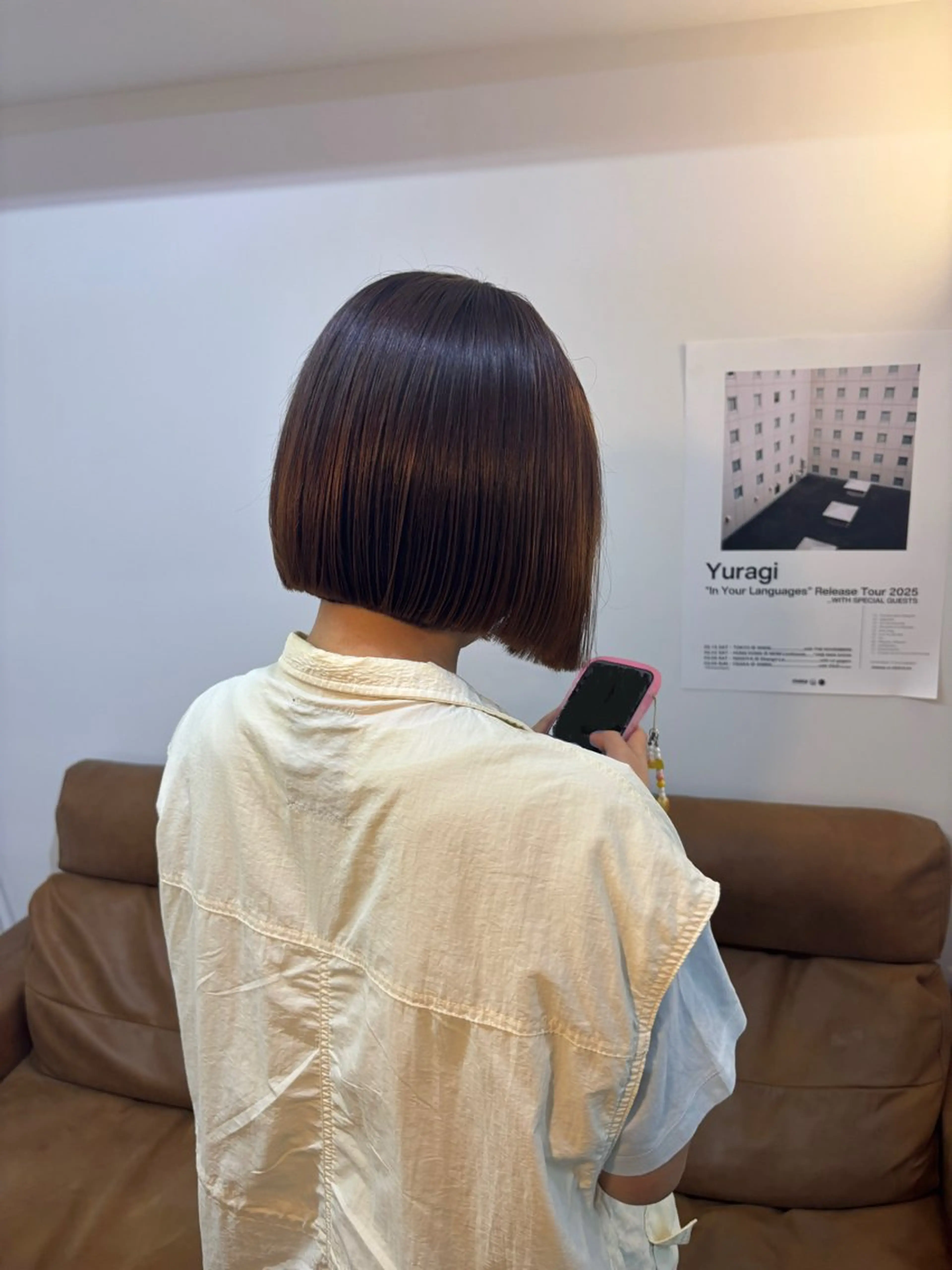 「当日予約可🌻」【心斎橋】小顔カット＋似合わせボブ／スタイリング簡単の写真