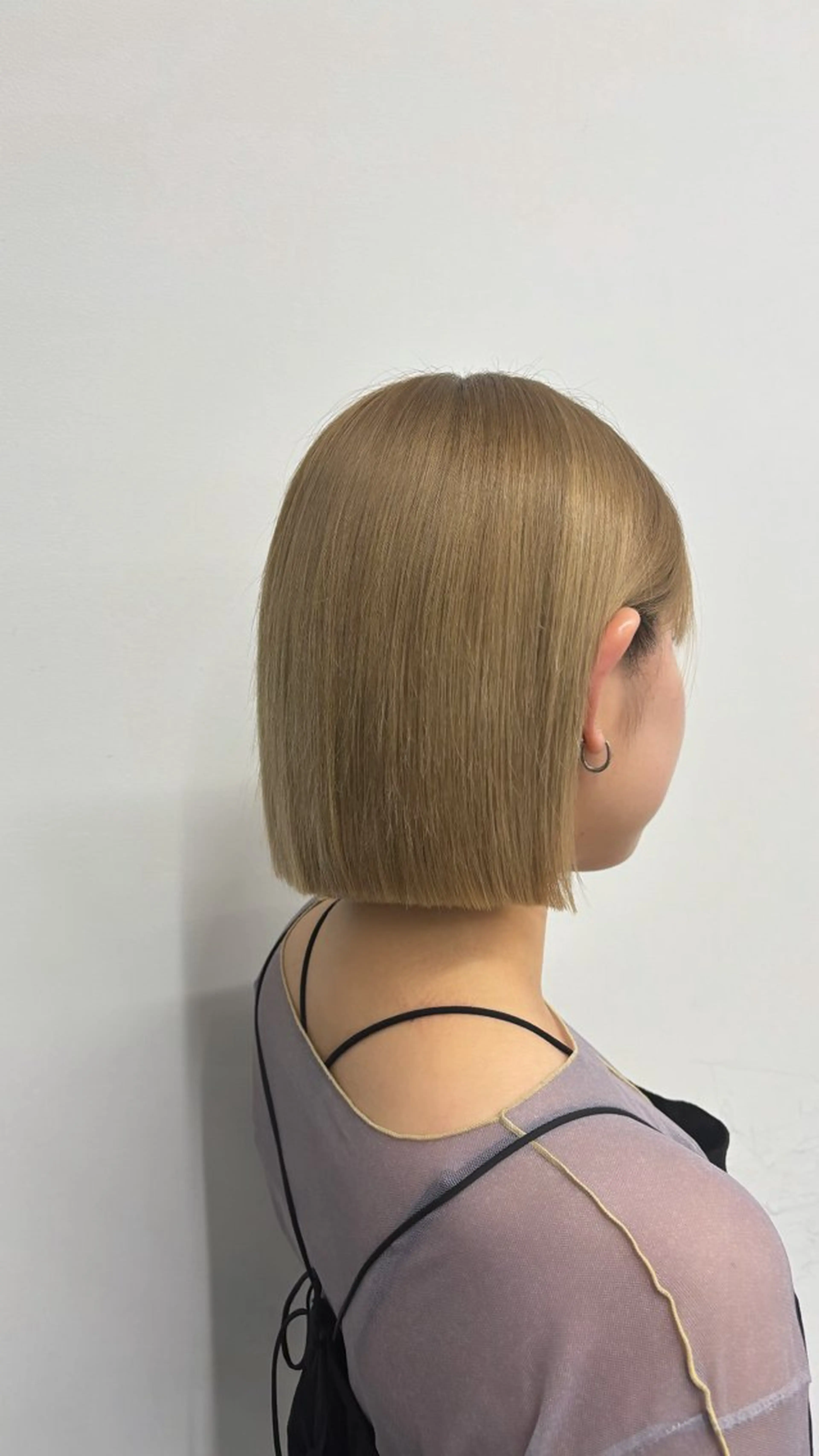 ショート ボブ 田中来夢 Jr.スタイリストのヘアスタイル