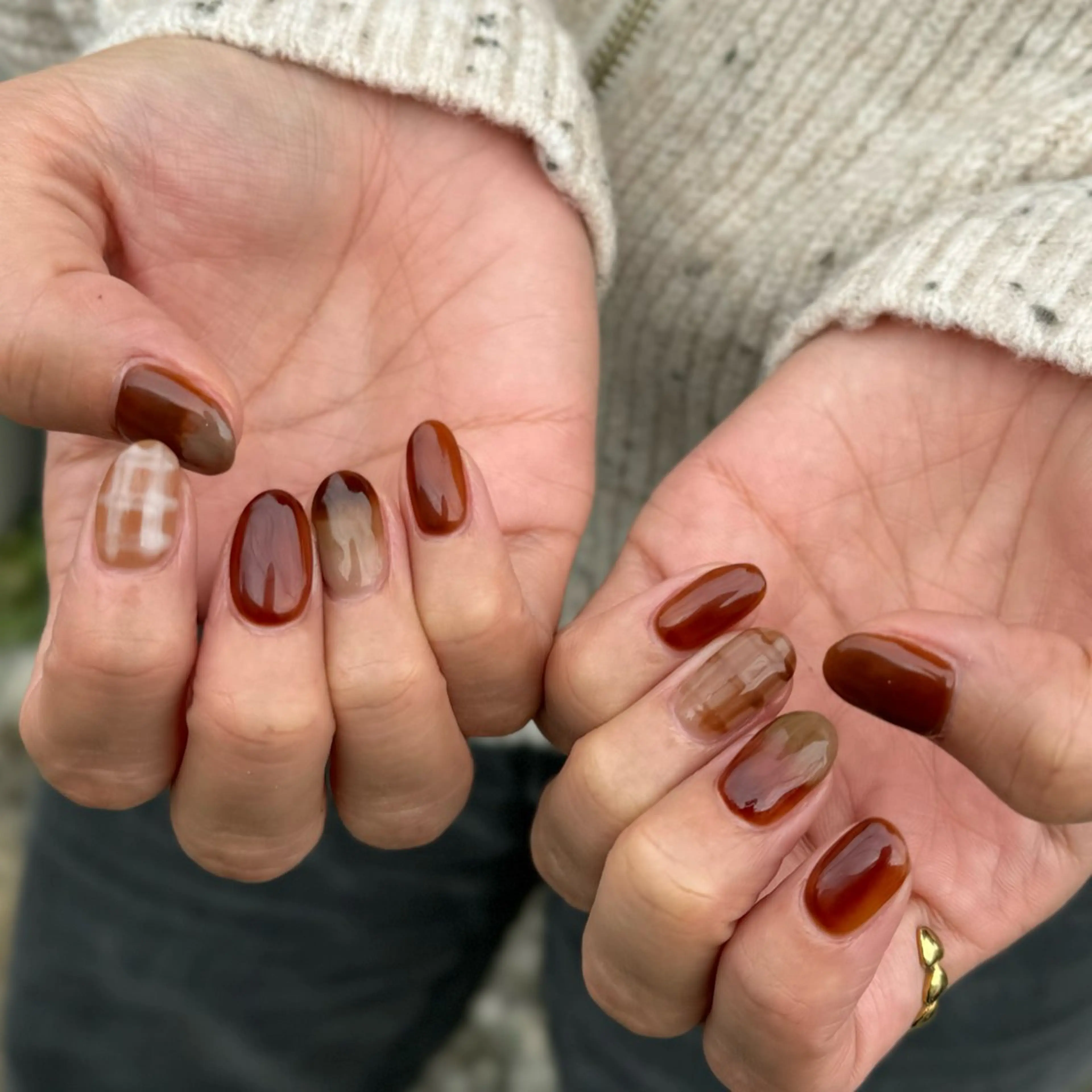 ネイル ニュアンスネイル ショートネイル jeu nail.のネイルデザイン