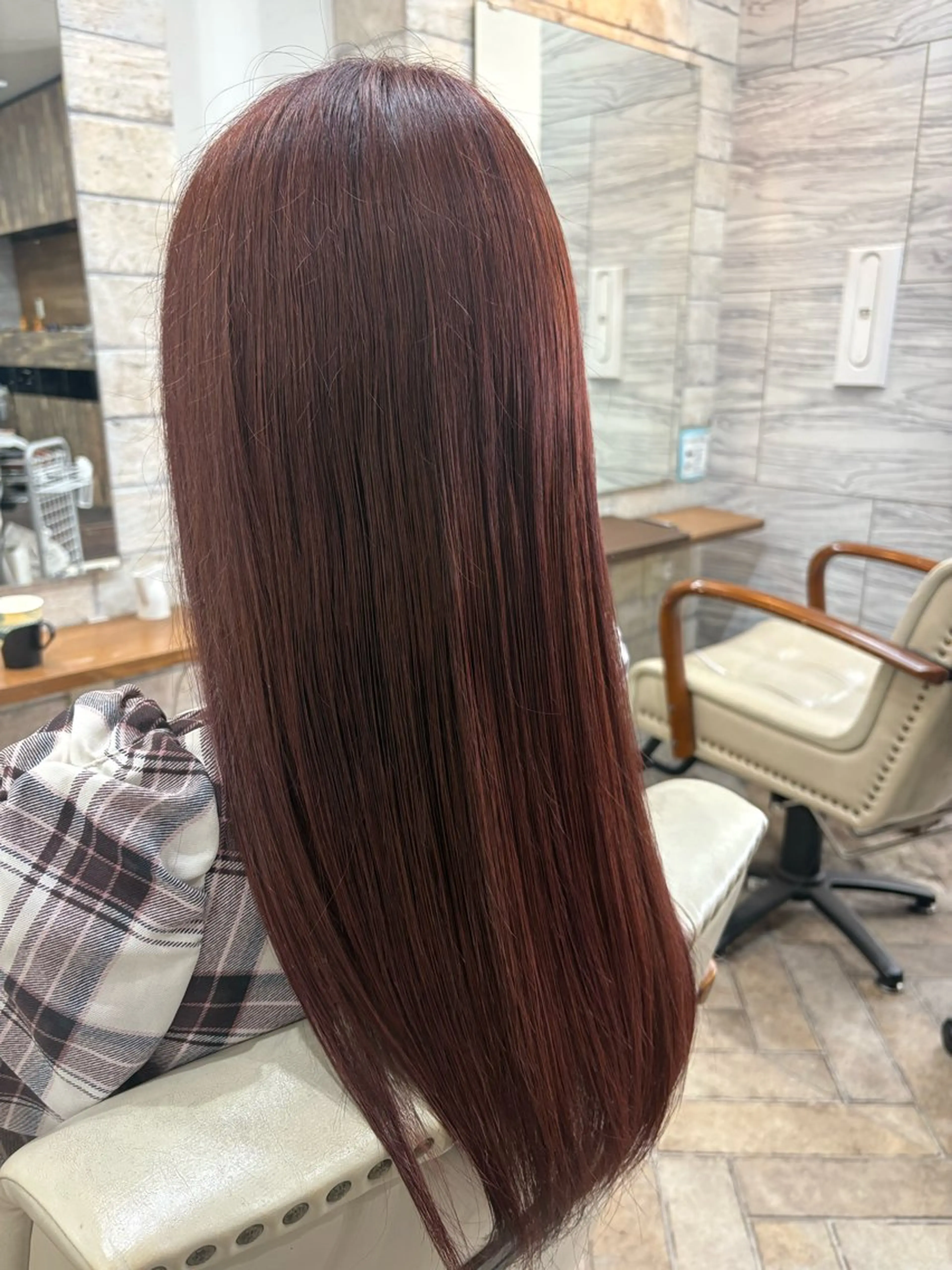 カラー 髪質改善カラー/ 結べるレイヤー/文野のヘアスタイル