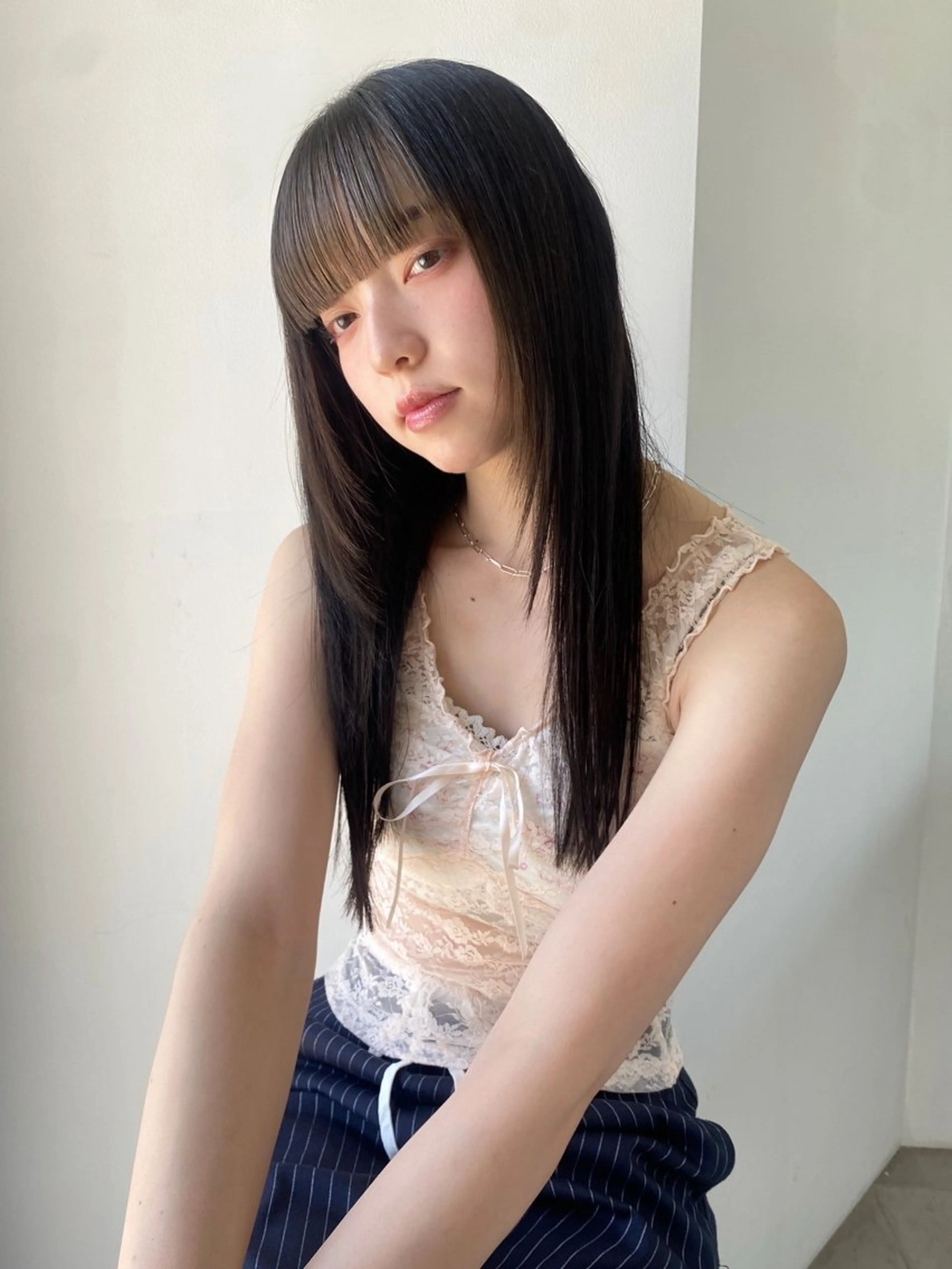 ロング カット riria/ボブ /透明感カラー🎀のヘアスタイル