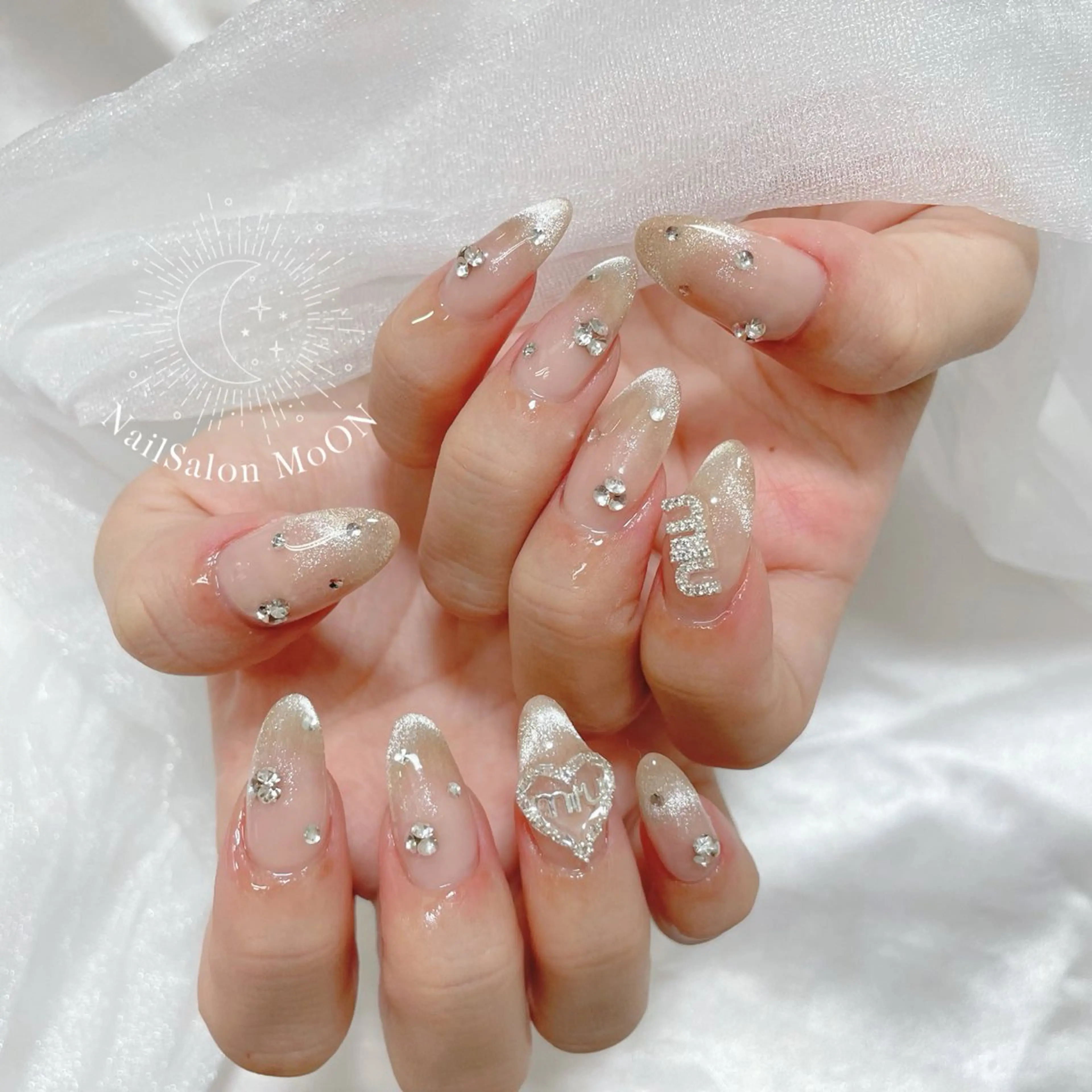 ネイル ハンドネイル ハンドケア MoON...❤︎ MeGuのネイルデザイン