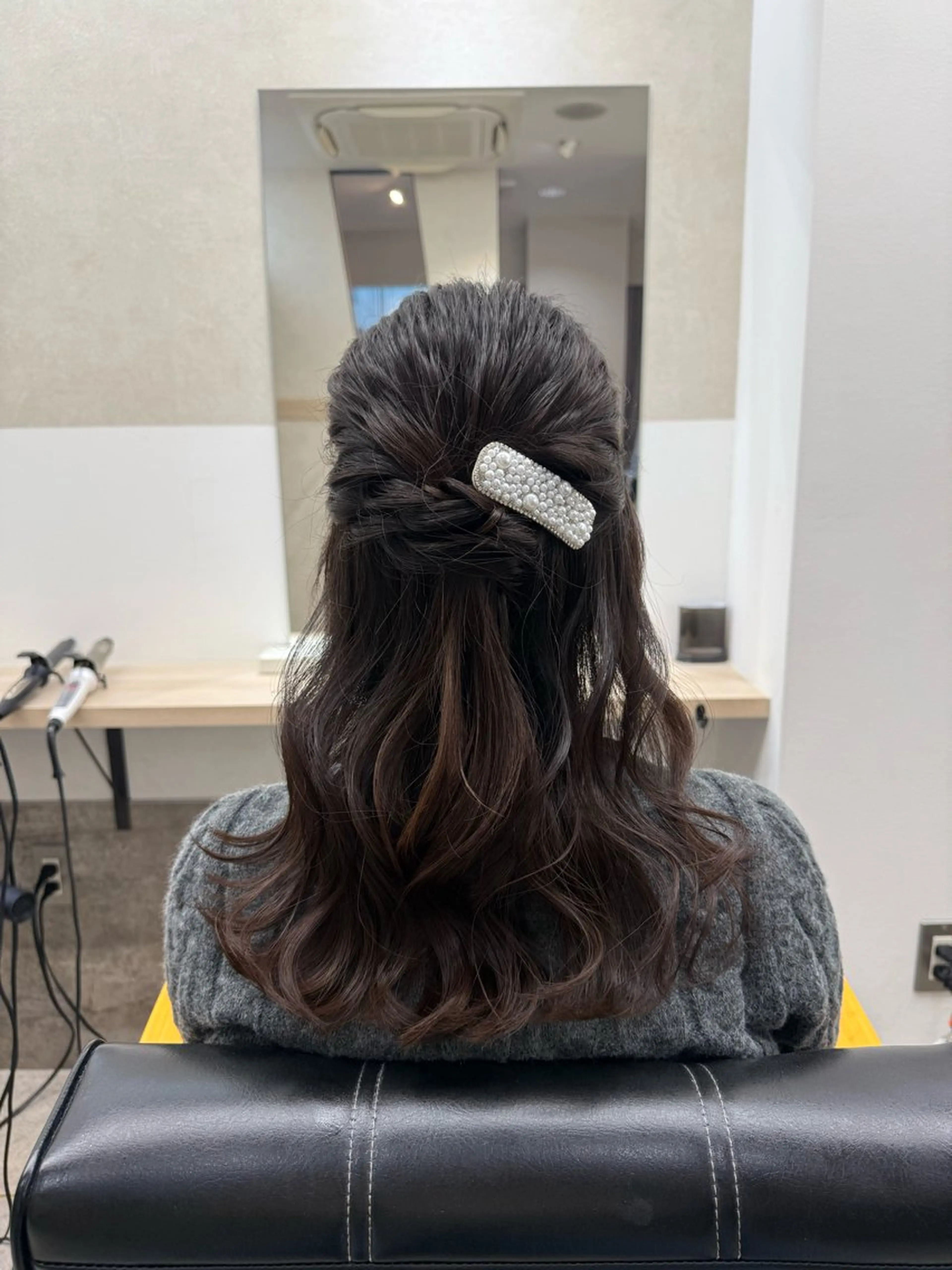 セミロング ヘアセット GiseL 博多 ほのかのヘアスタイル