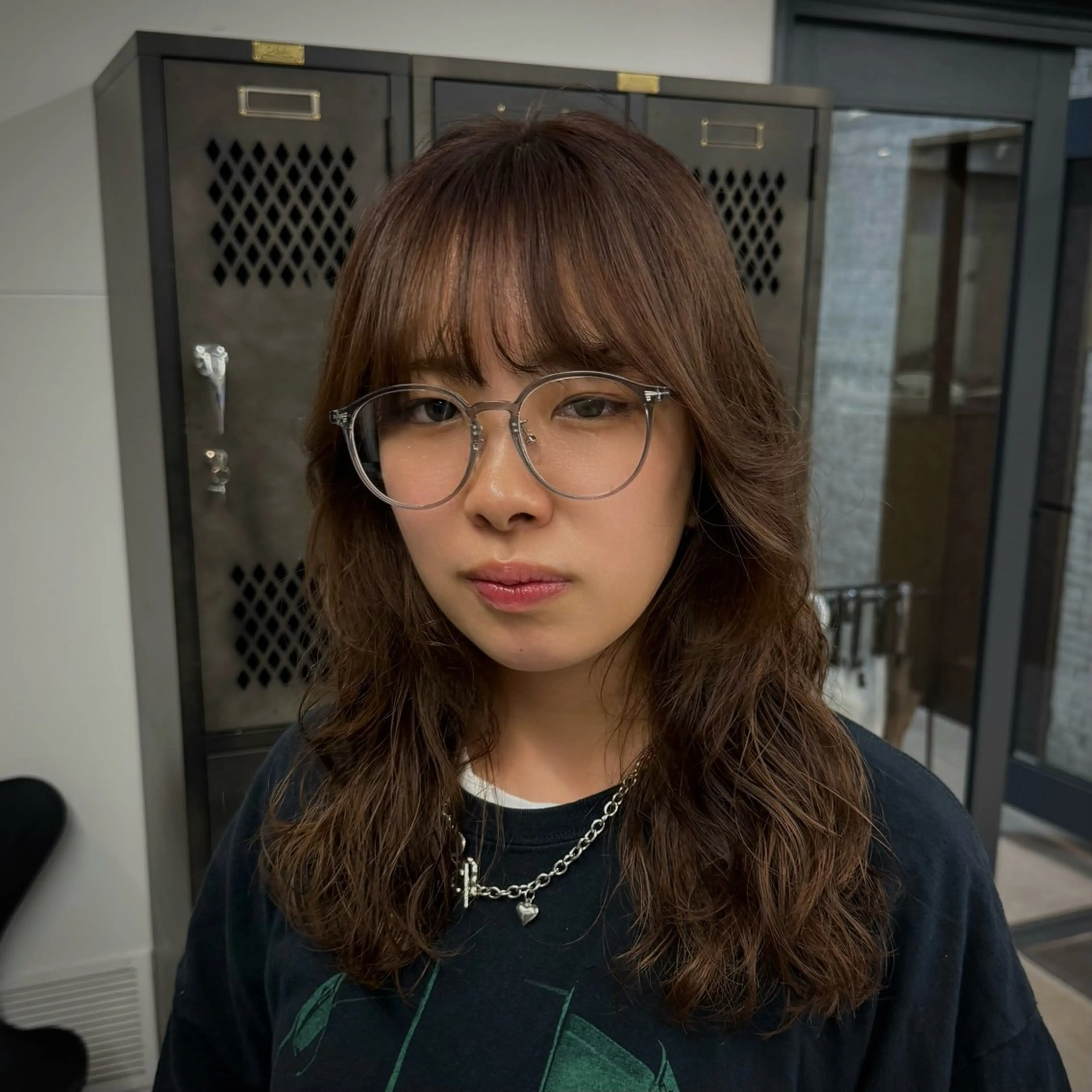 セミロング パーマ INORI @de2poのヘアスタイル