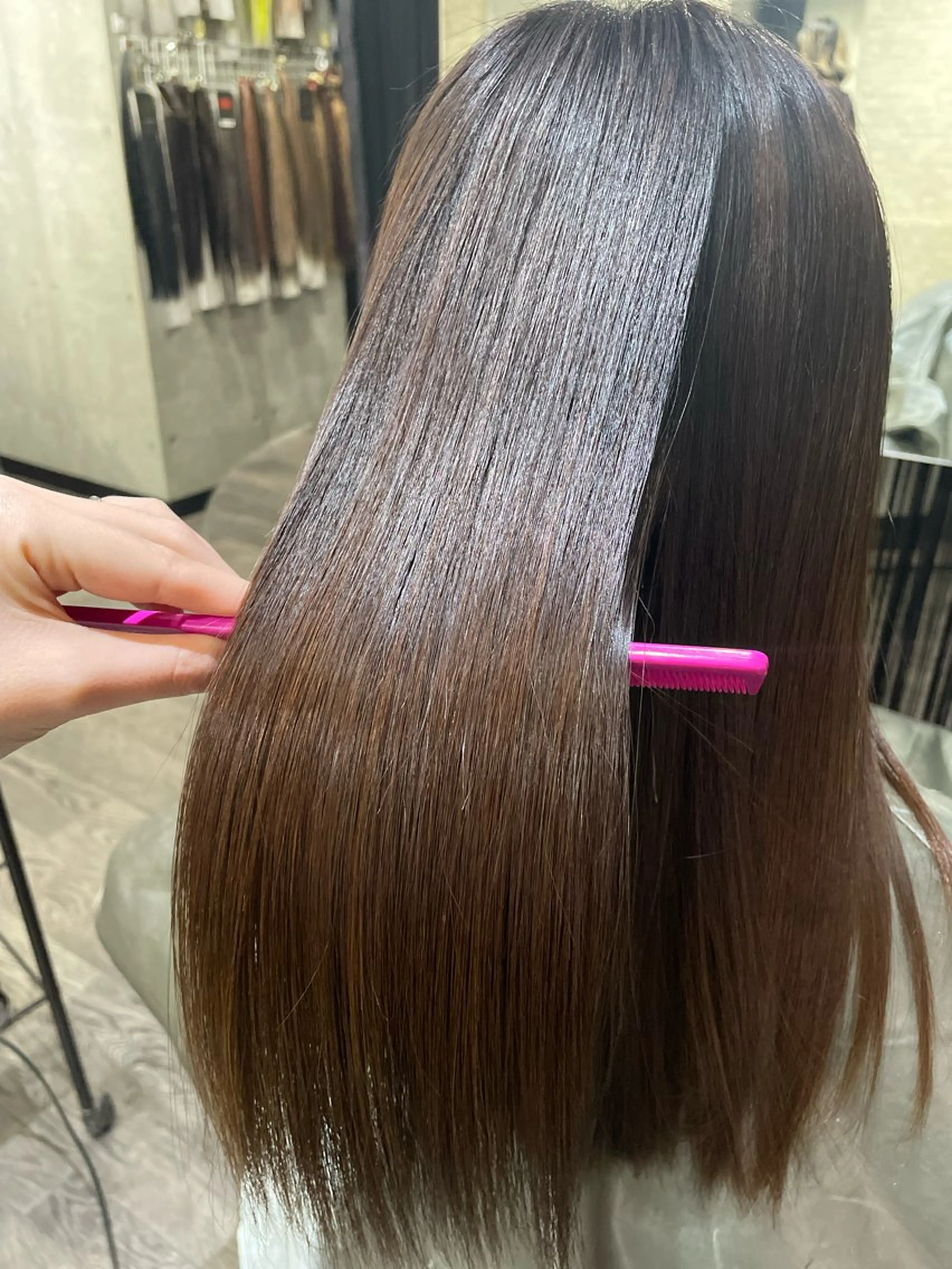 セミロング 縮毛矯正 カット 縮毛矯正 【Lilly】成田 紗英のヘアスタイル