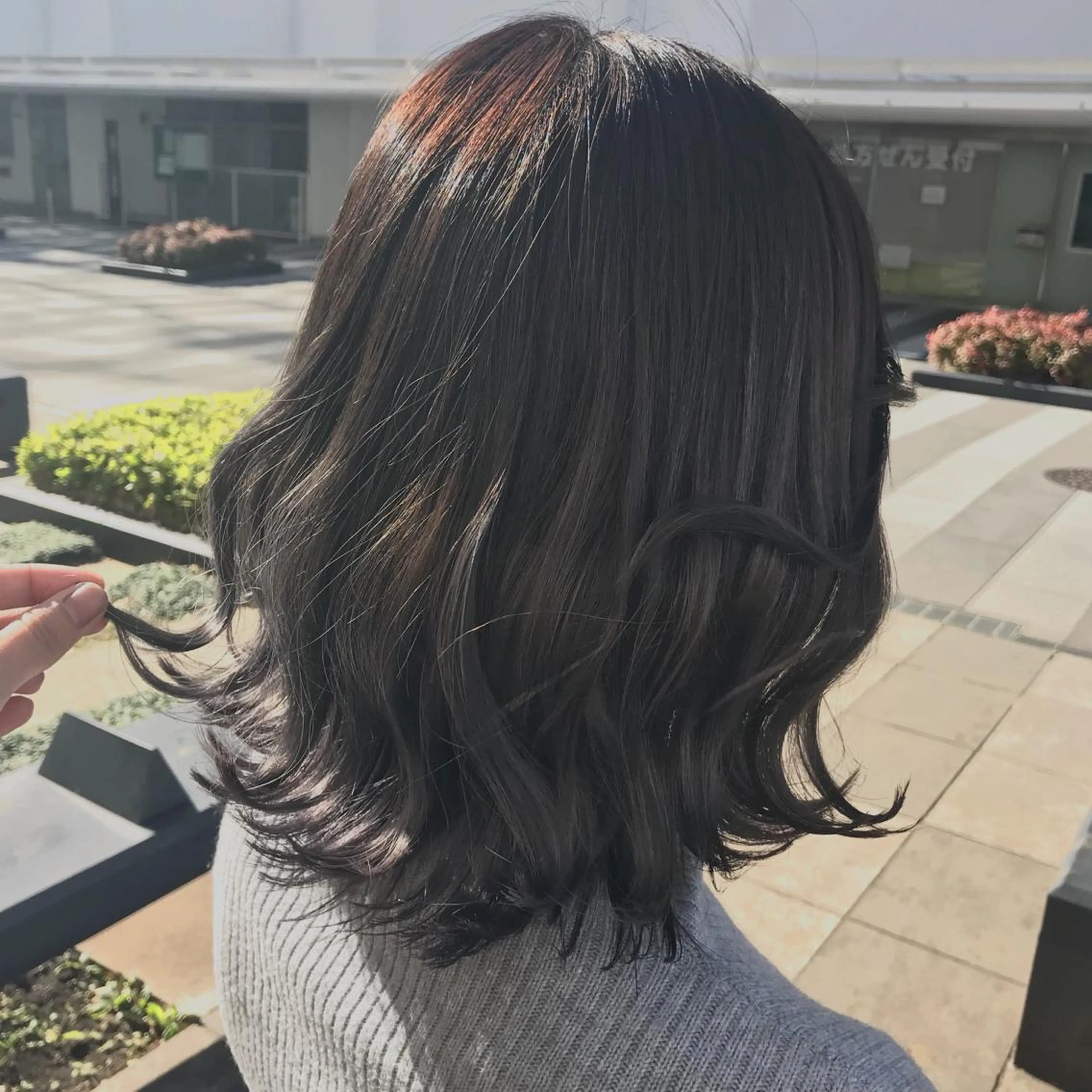 カラー グラデーションカラー 山本 舞のヘアスタイル