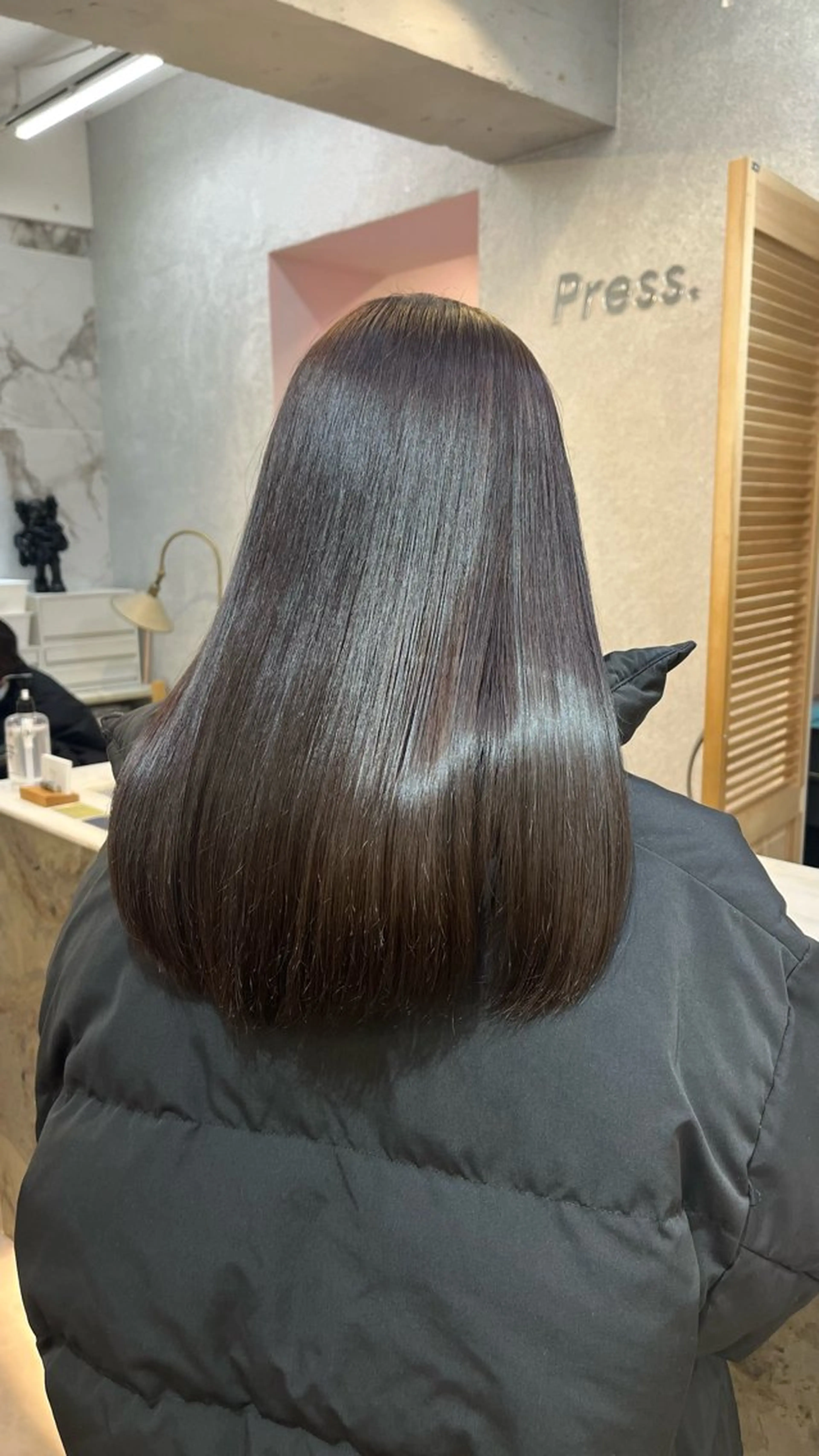 セミロング トリートメント 透明感カラー🕊🤍 アサノ マユのヘアスタイル