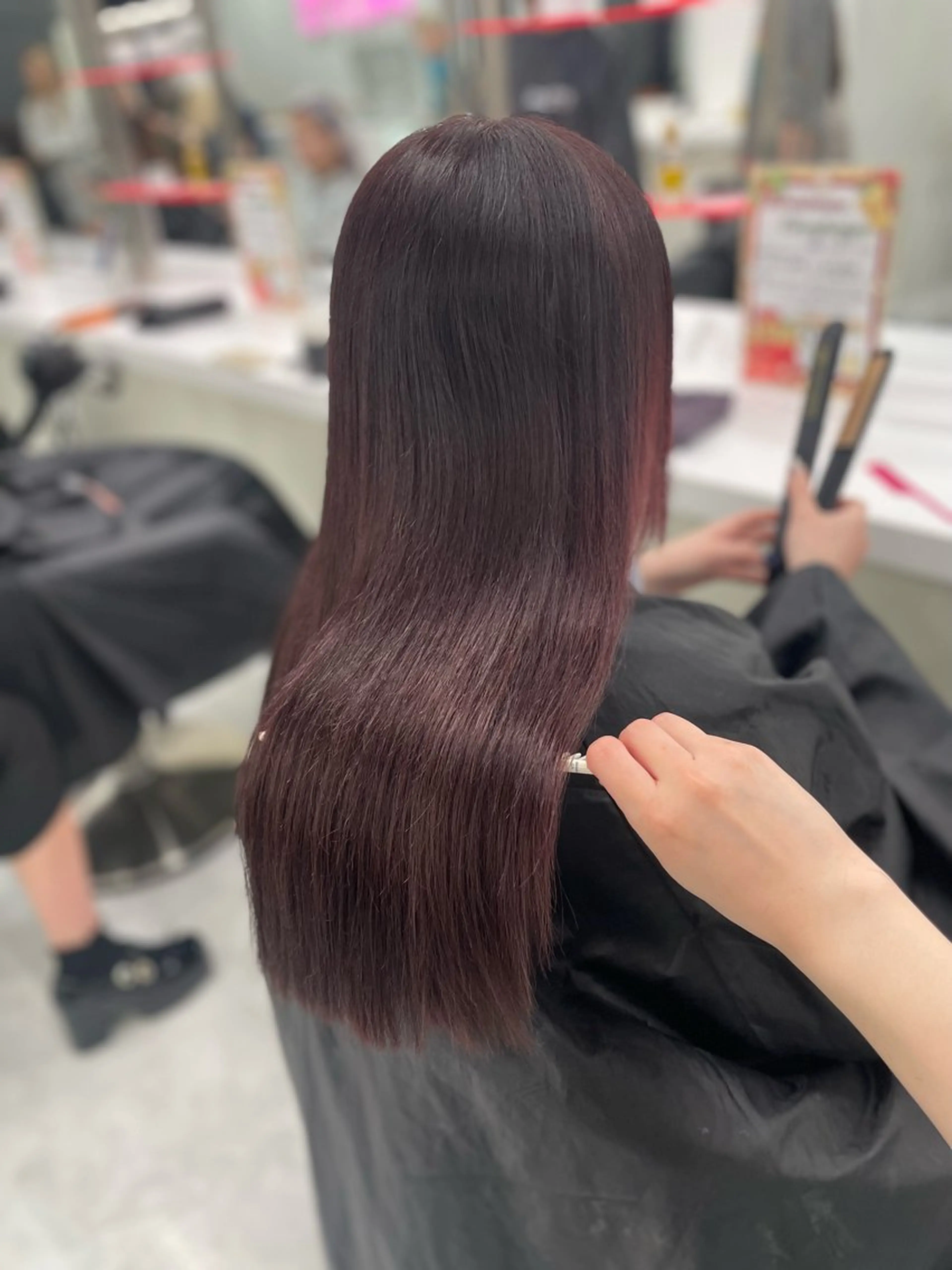 セミロング カラー ブリーチ ケアカラー ブリーチなしカラー トリートメント 💗トレンドモテヘア Natsumi 💗のヘアスタイル