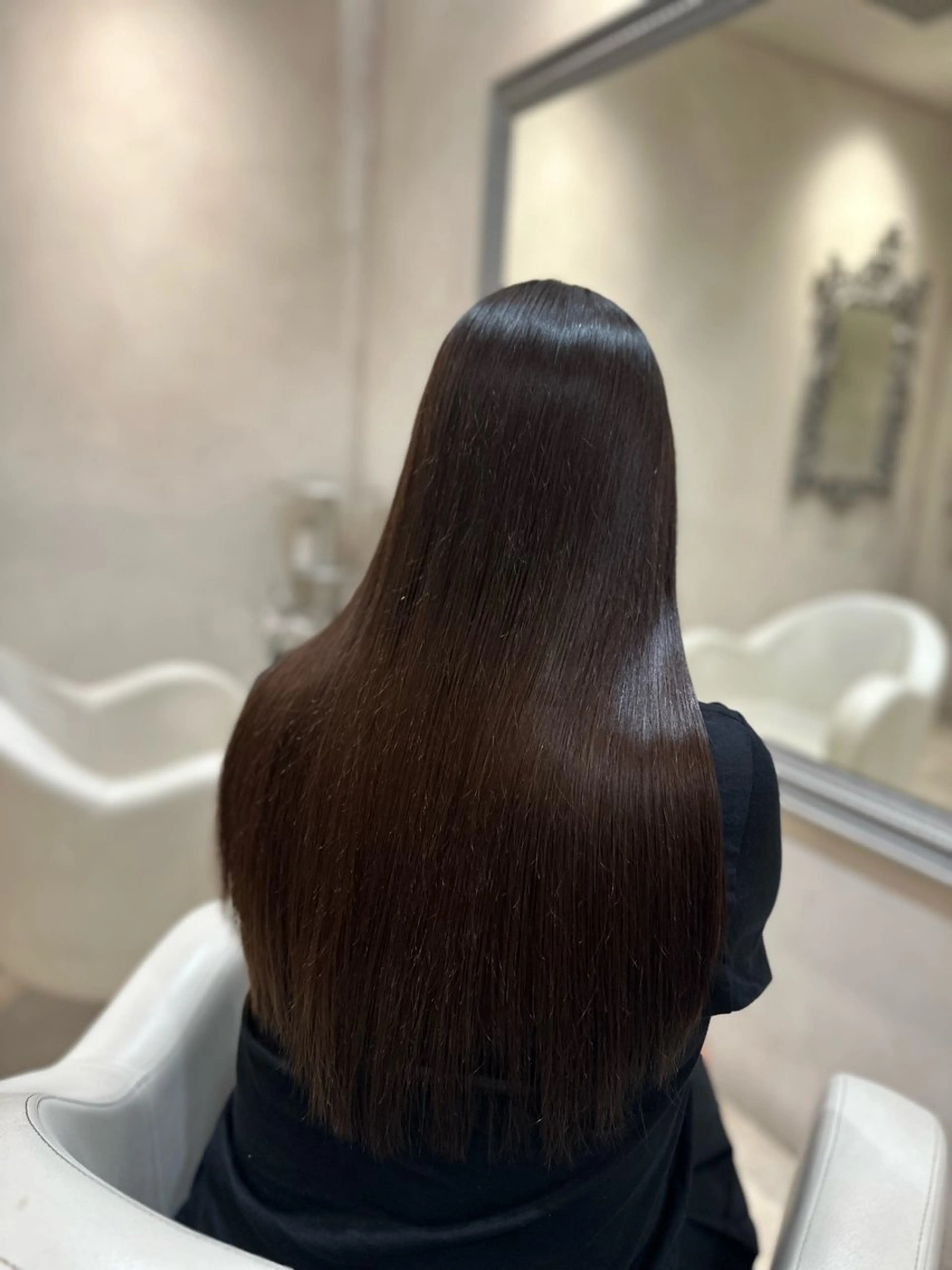 ロング カラー ブラウンカラー ヘアカラー ZACC ayakaのヘアスタイル