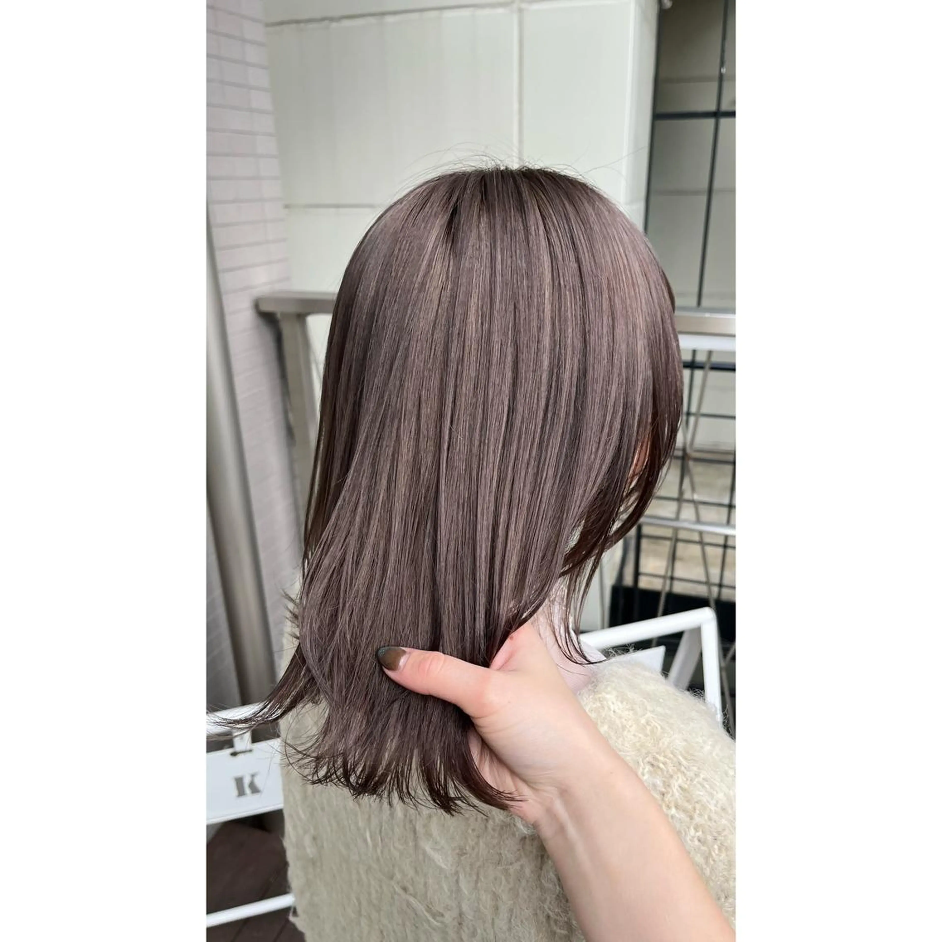ミディアム カラー ヘアカラー トリートメント 梅田/髪質改善カラー ❄︎ mikiのヘアスタイル