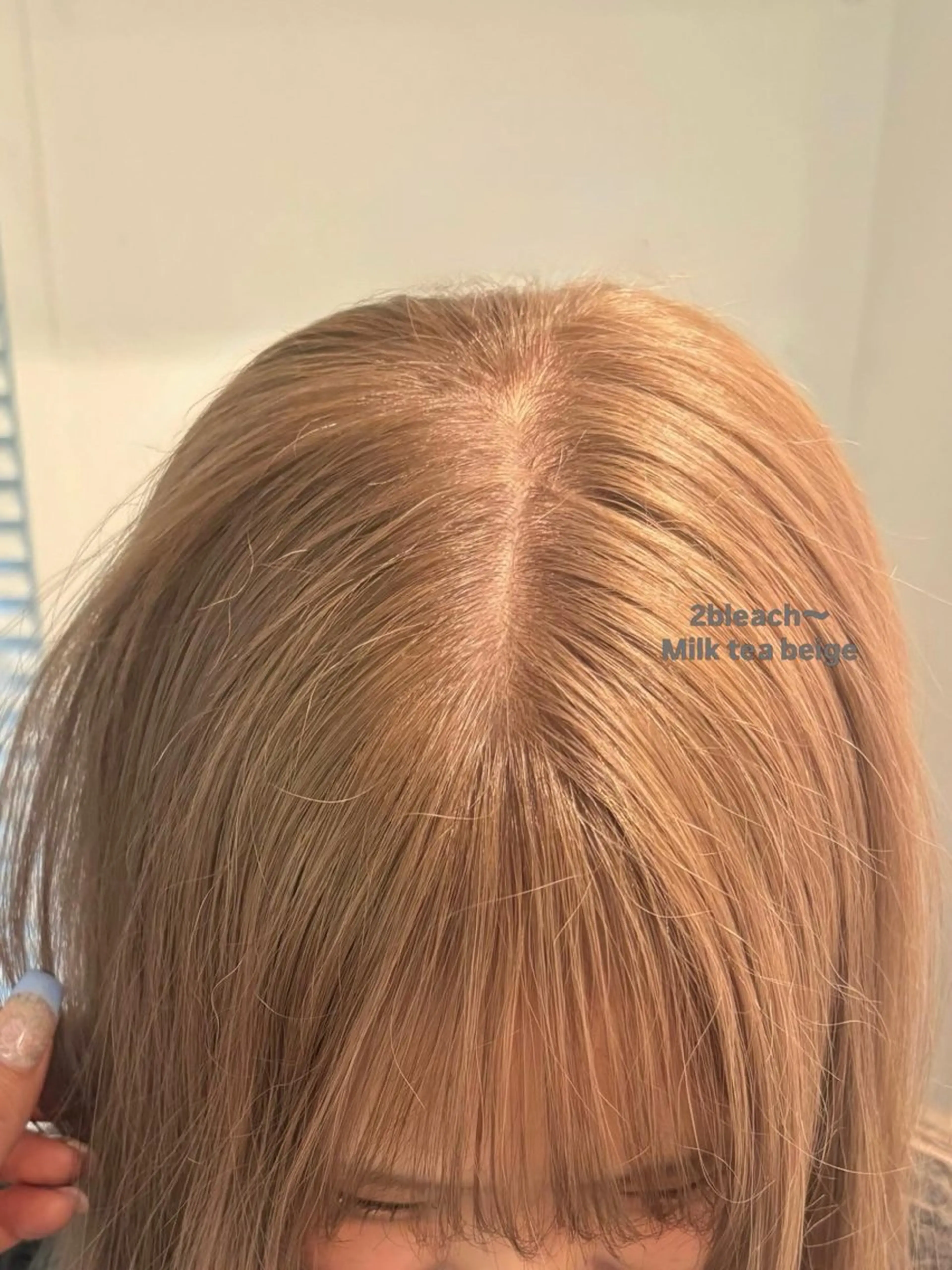 カラー ベージュカラー ミルクティーベージュ カット ヘアカラー トリートメント kanami/ 中崎町美容室のヘアスタイル