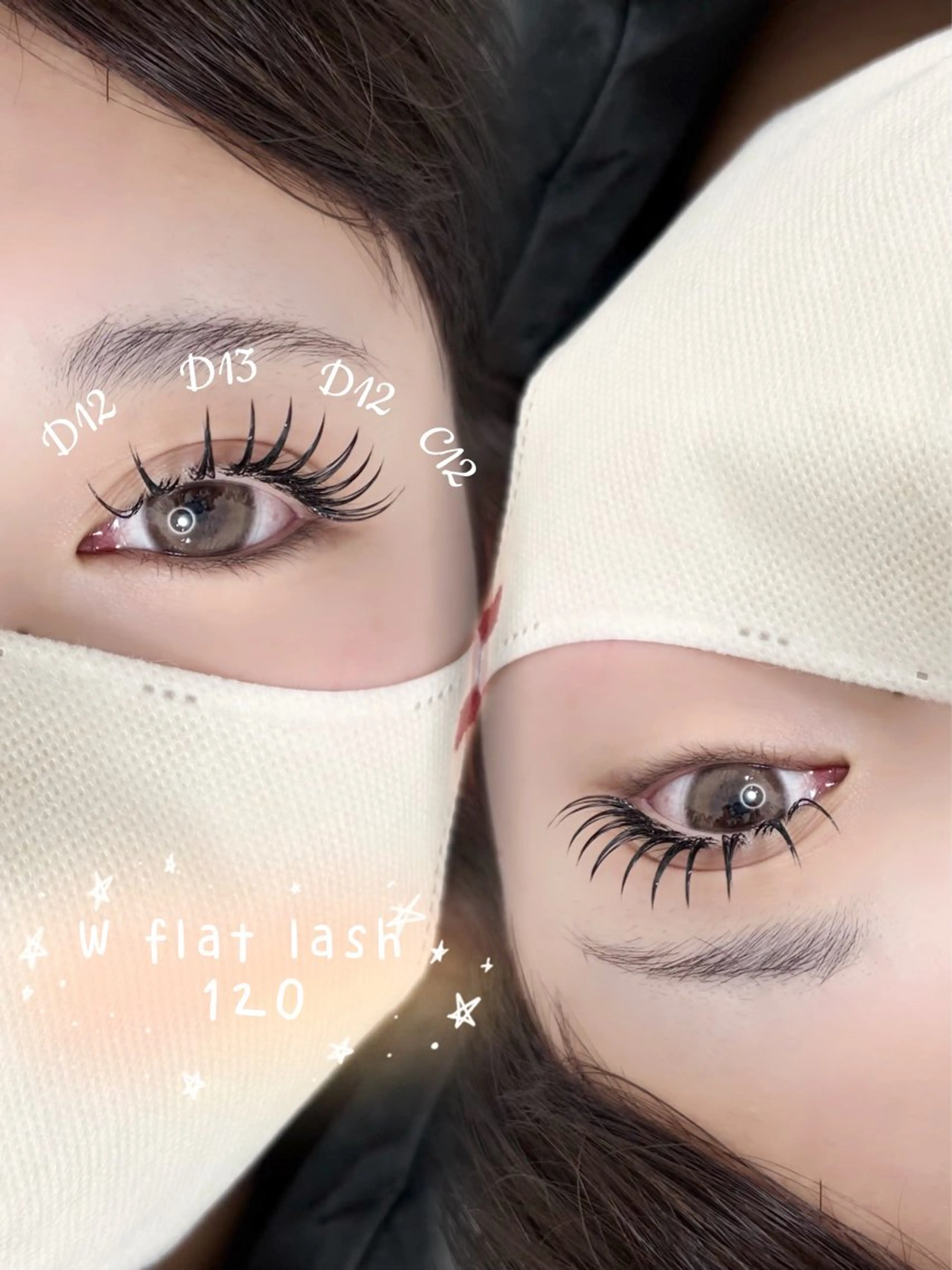 マツエク・マツパ フラットラッシュ マツエク Bellem. 【ベルム】のマツエク・マツパデザイン