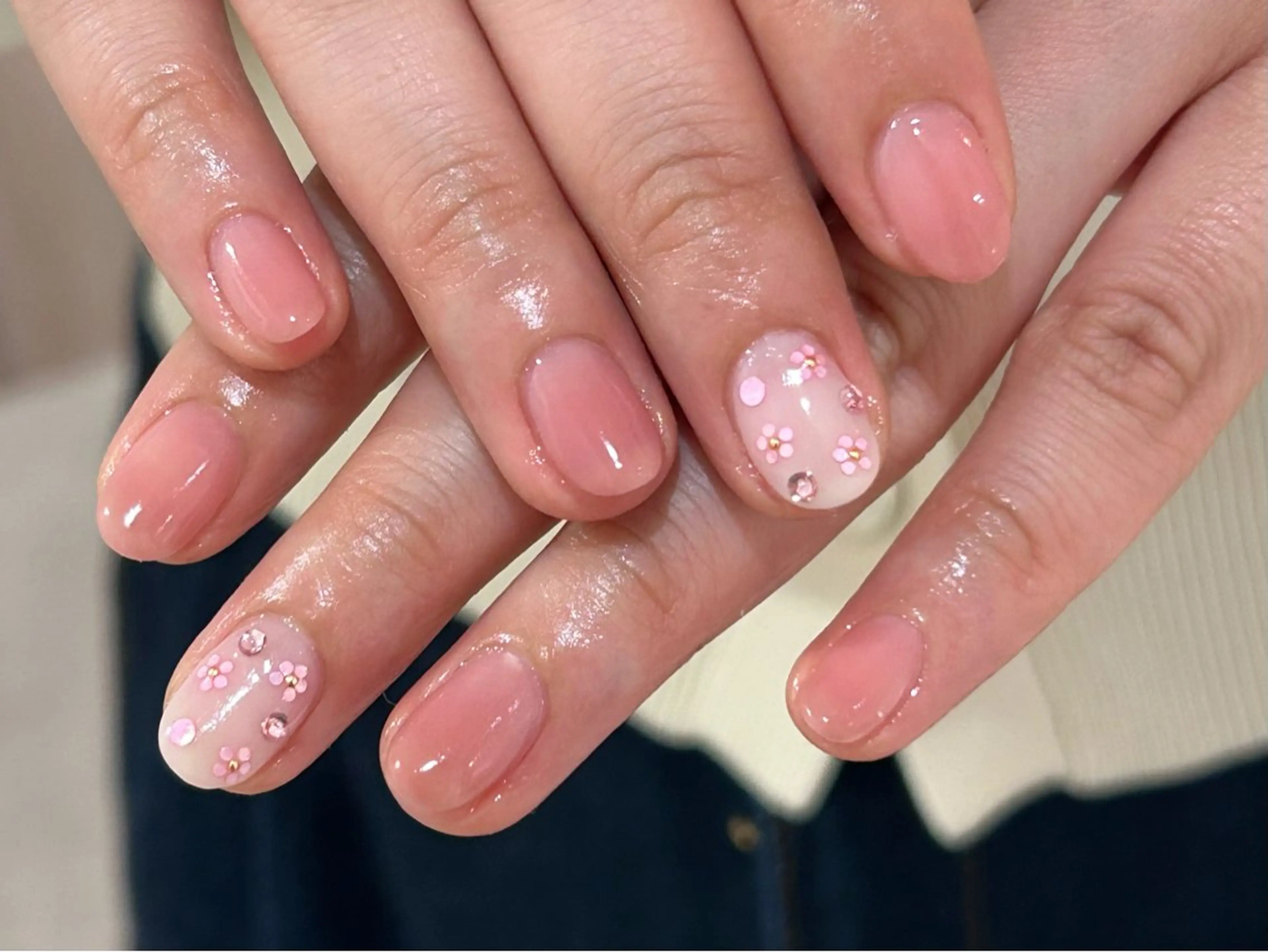 ネイル 春ネイル ハンドネイル Bianca栄店 はるなのネイルデザイン