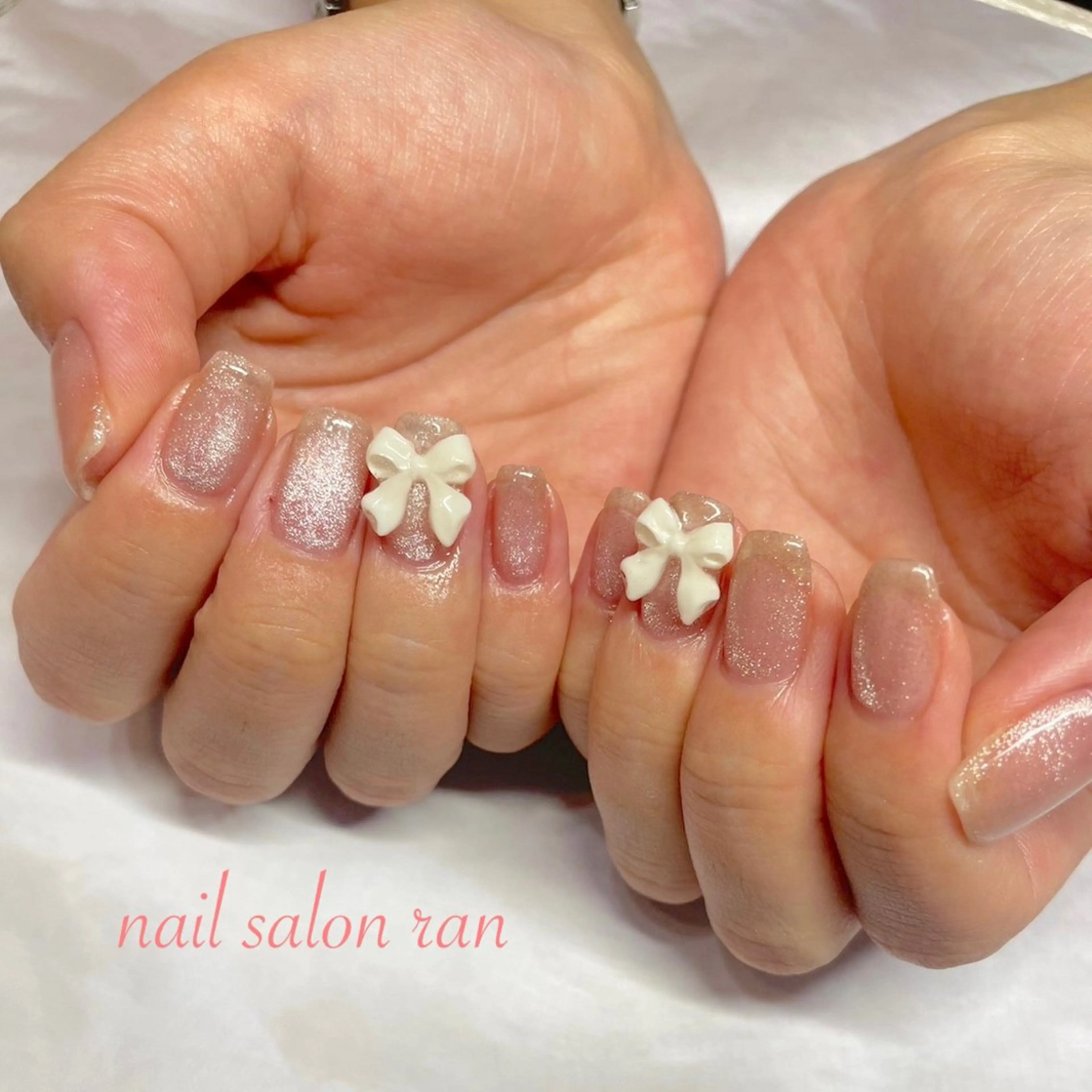 ネイル マグネットネイル ワンカラーネイル ハンドネイル nailsalon ranのネイルデザイン