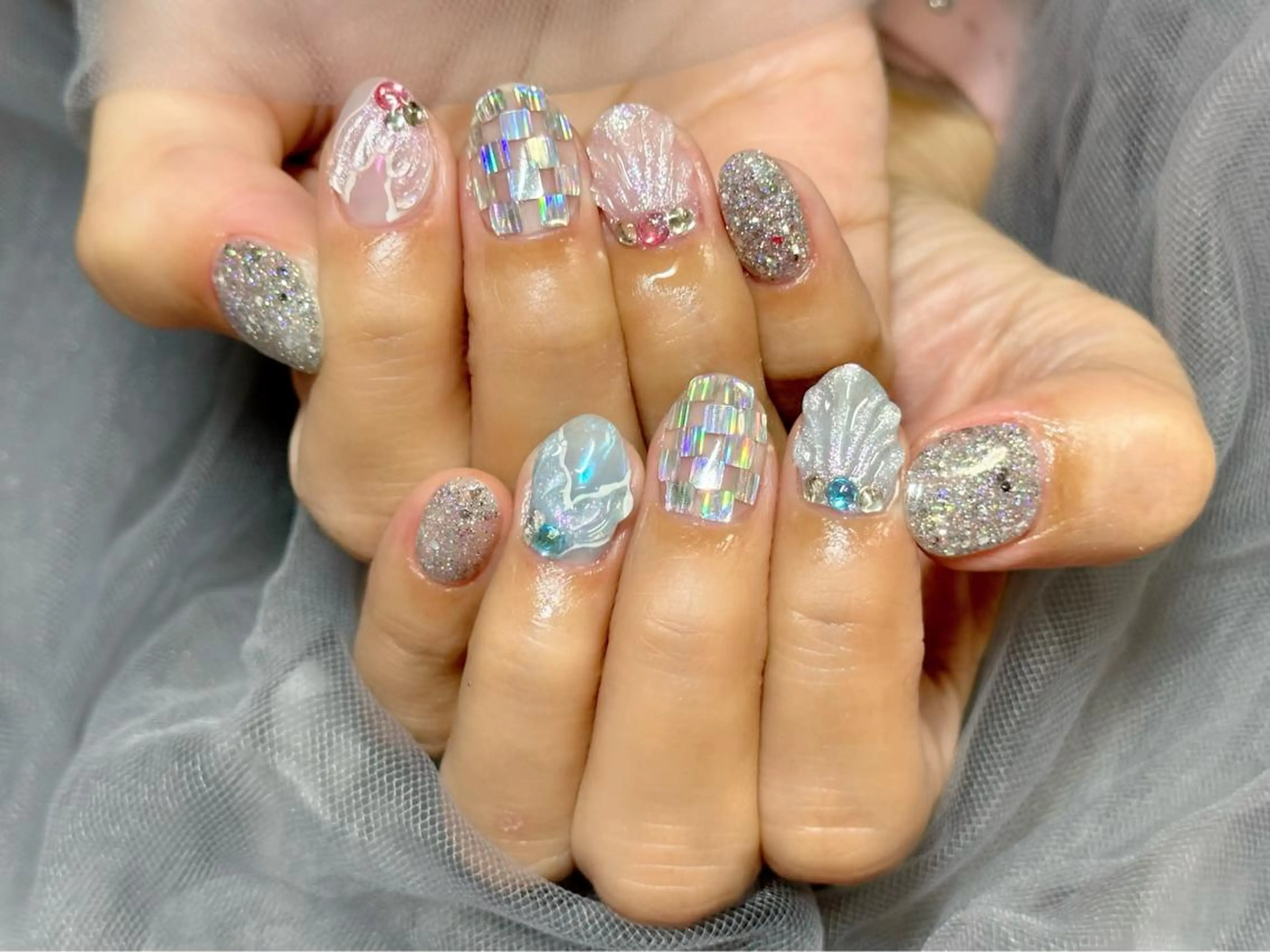 ネイル ぷっくりネイル ハンドネイル Nail Salon KURELLYのネイルデザイン