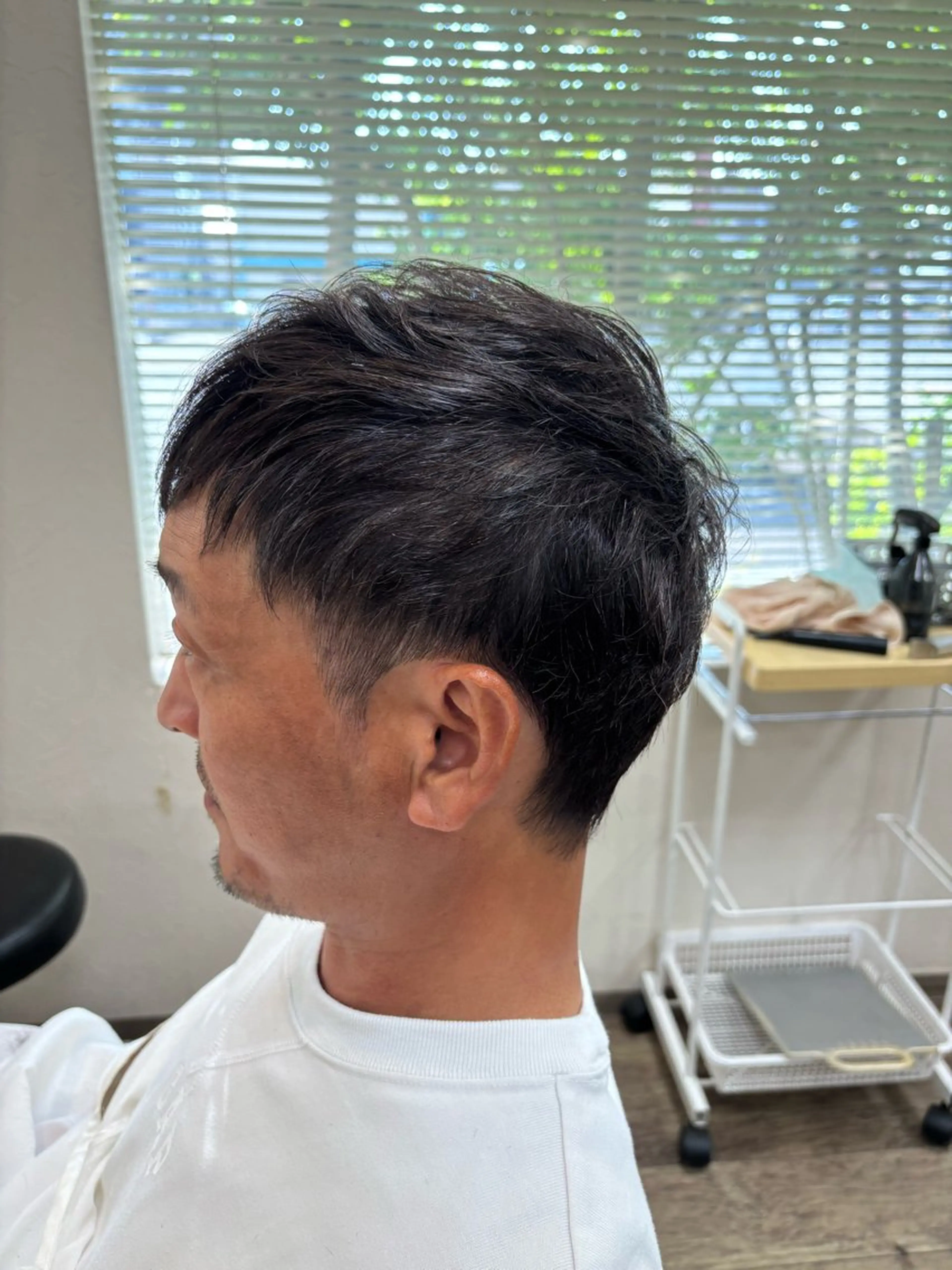 ショート カラー メンズ ツーブロック sage 井上のヘアスタイル