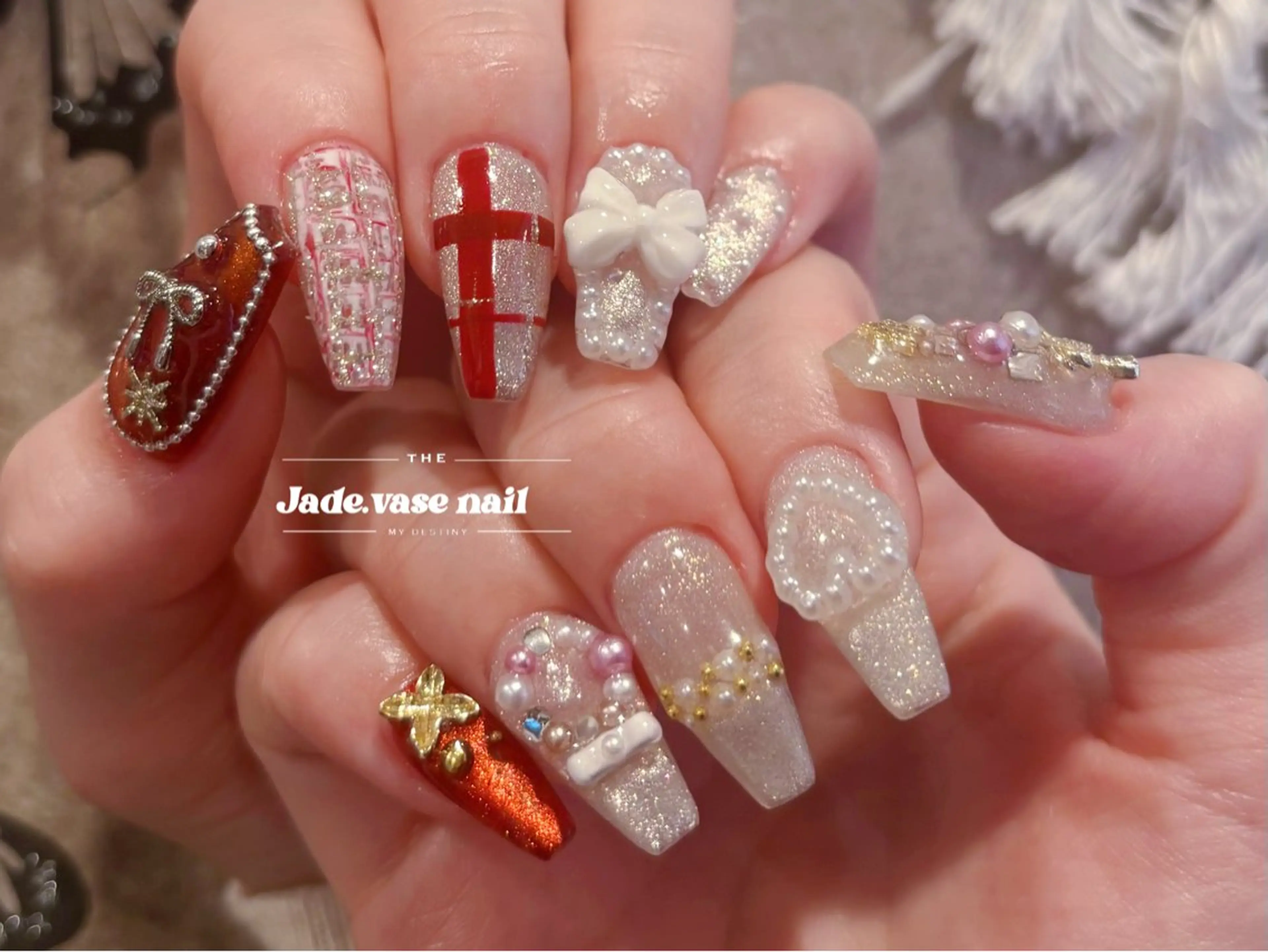 ネイル ハンドネイル ハンドケア ✰Jade.vase 银座のネイルデザイン