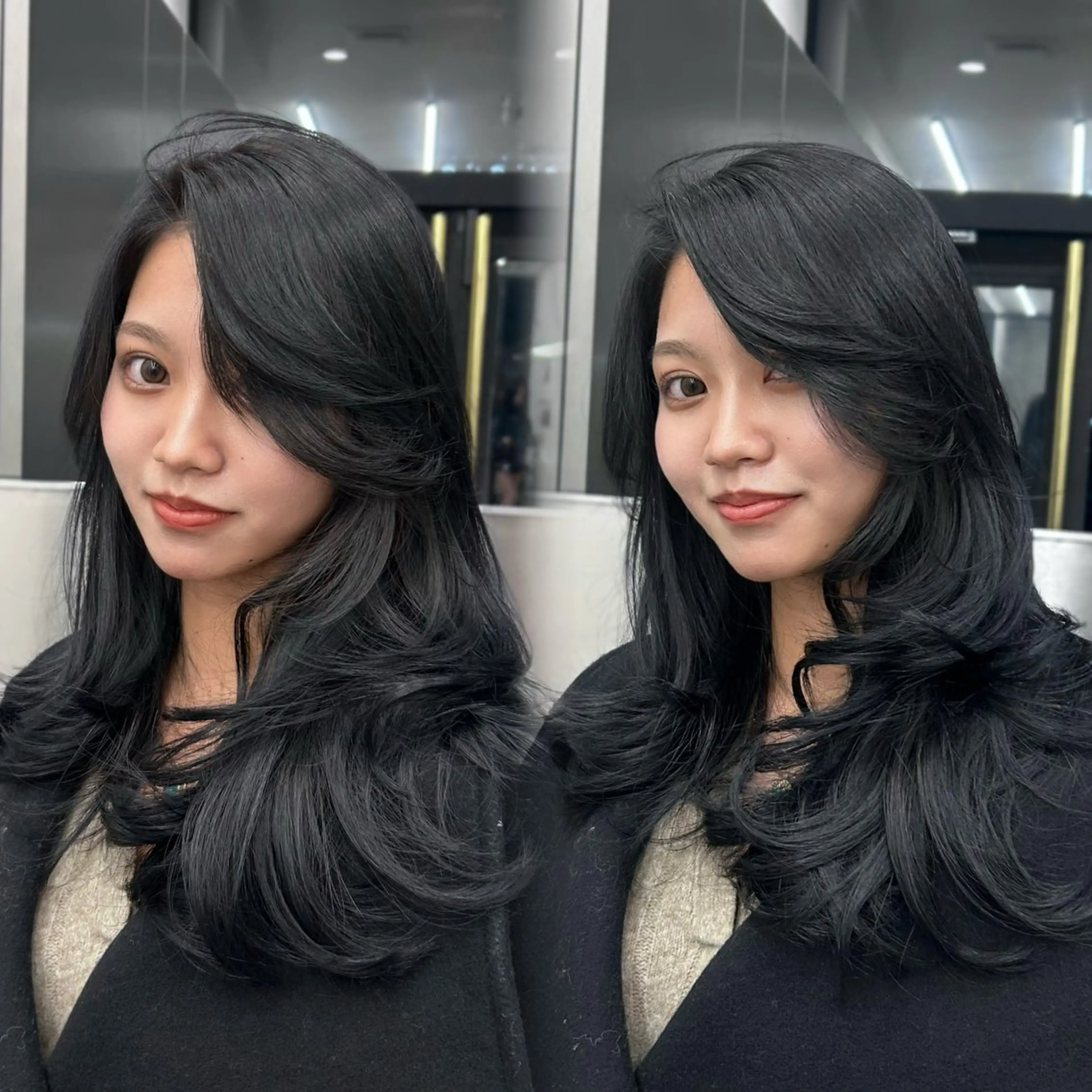 ロング レイヤーカット カット ヘアカラー トリートメント 大人レイヤー/艶美髪 🇺🇸TOMONAのヘアスタイル