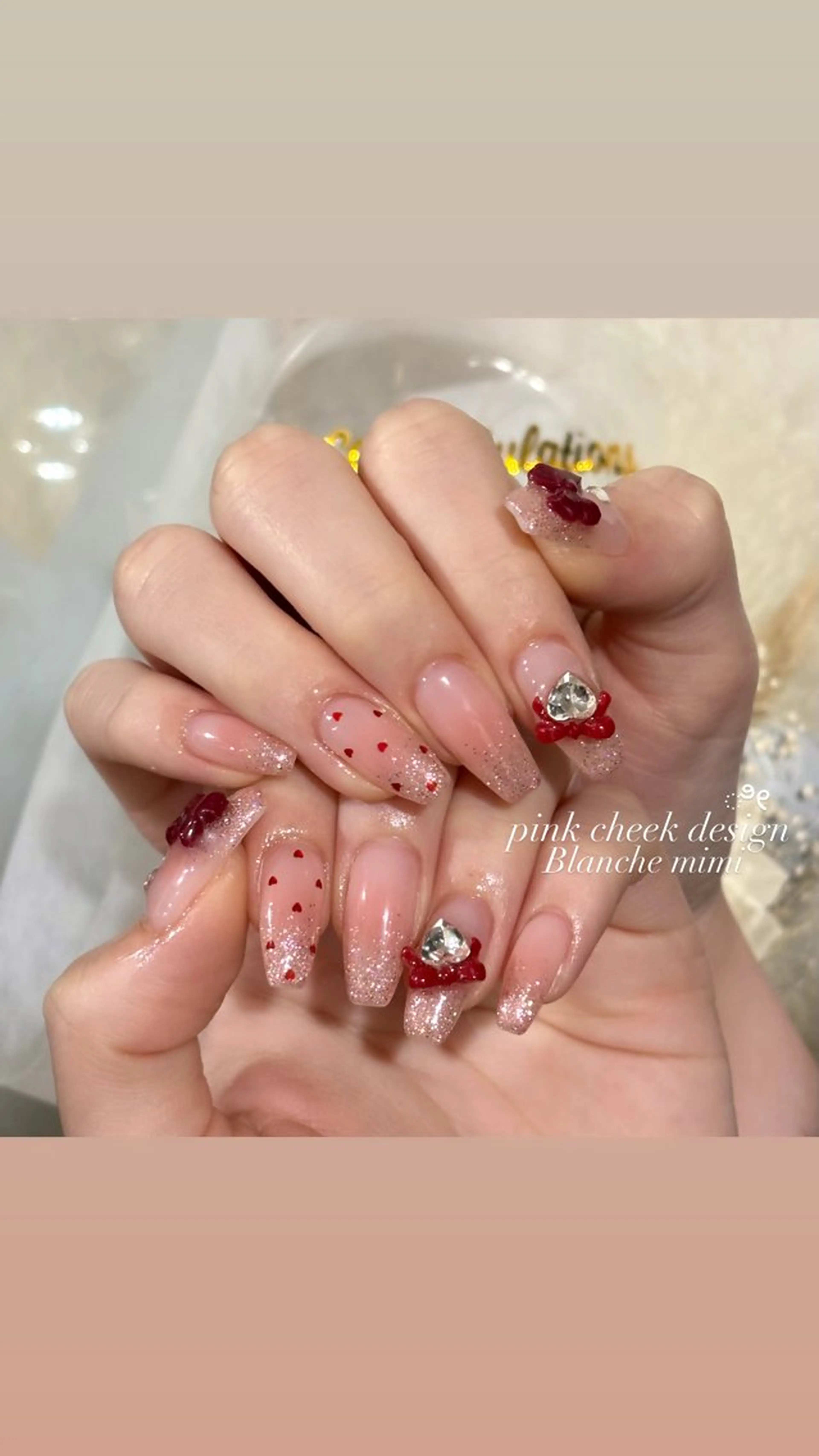 ネイル ハンドネイル Blanche mimi.u_aのネイルデザイン
