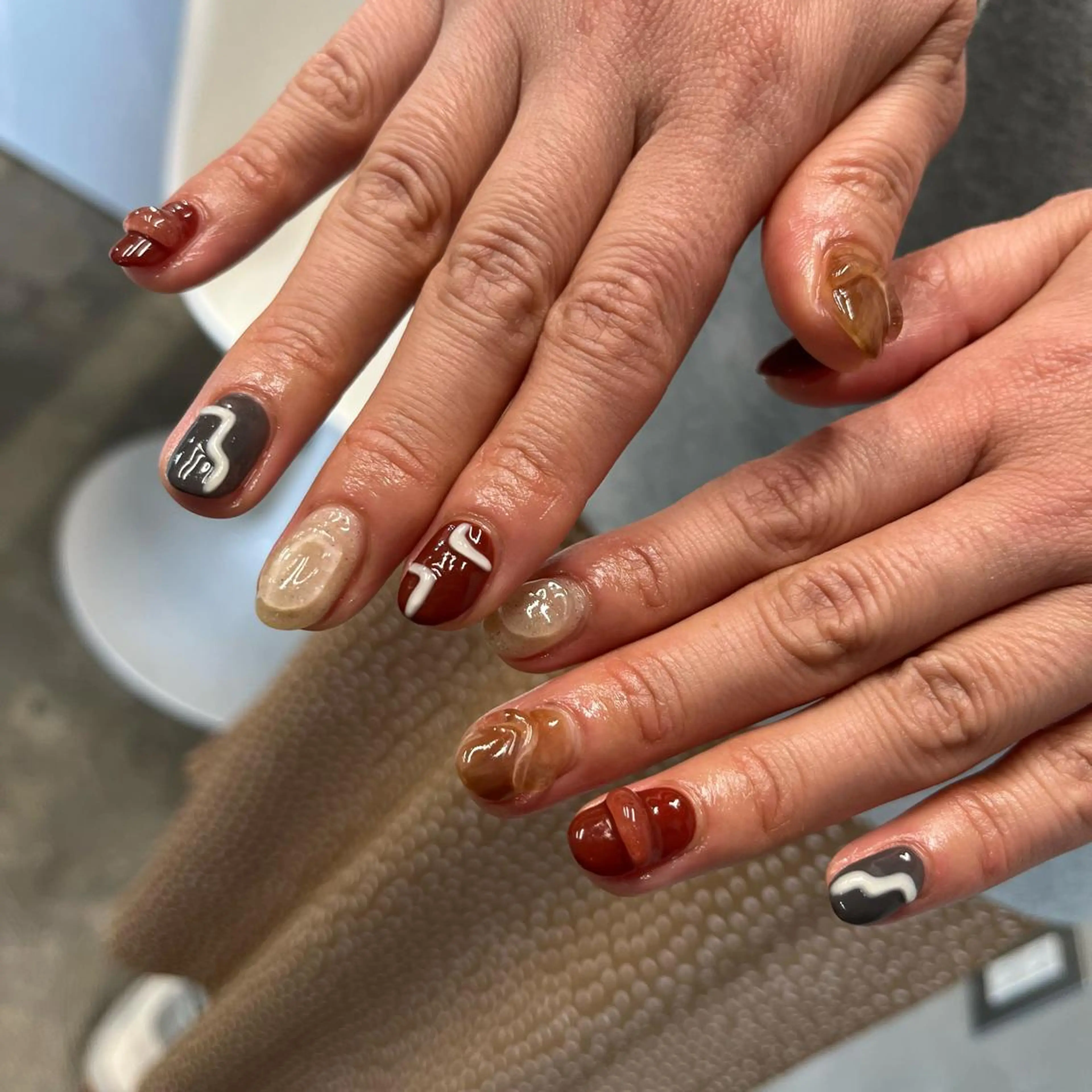 ネイル ハンドネイル Daywithout Anythingのネイルデザイン