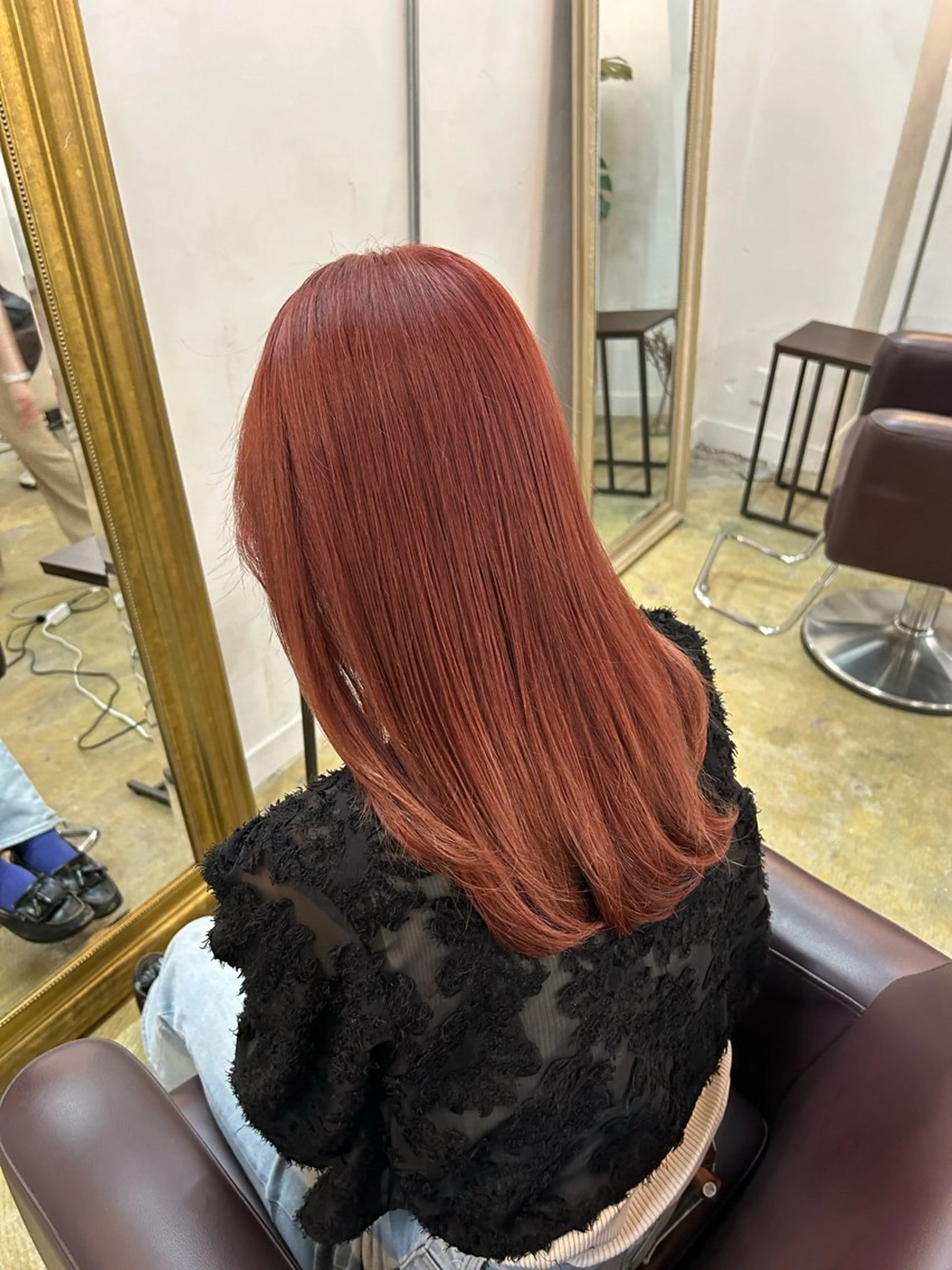 カラー レッドカラー たいき (lead)のヘアスタイル