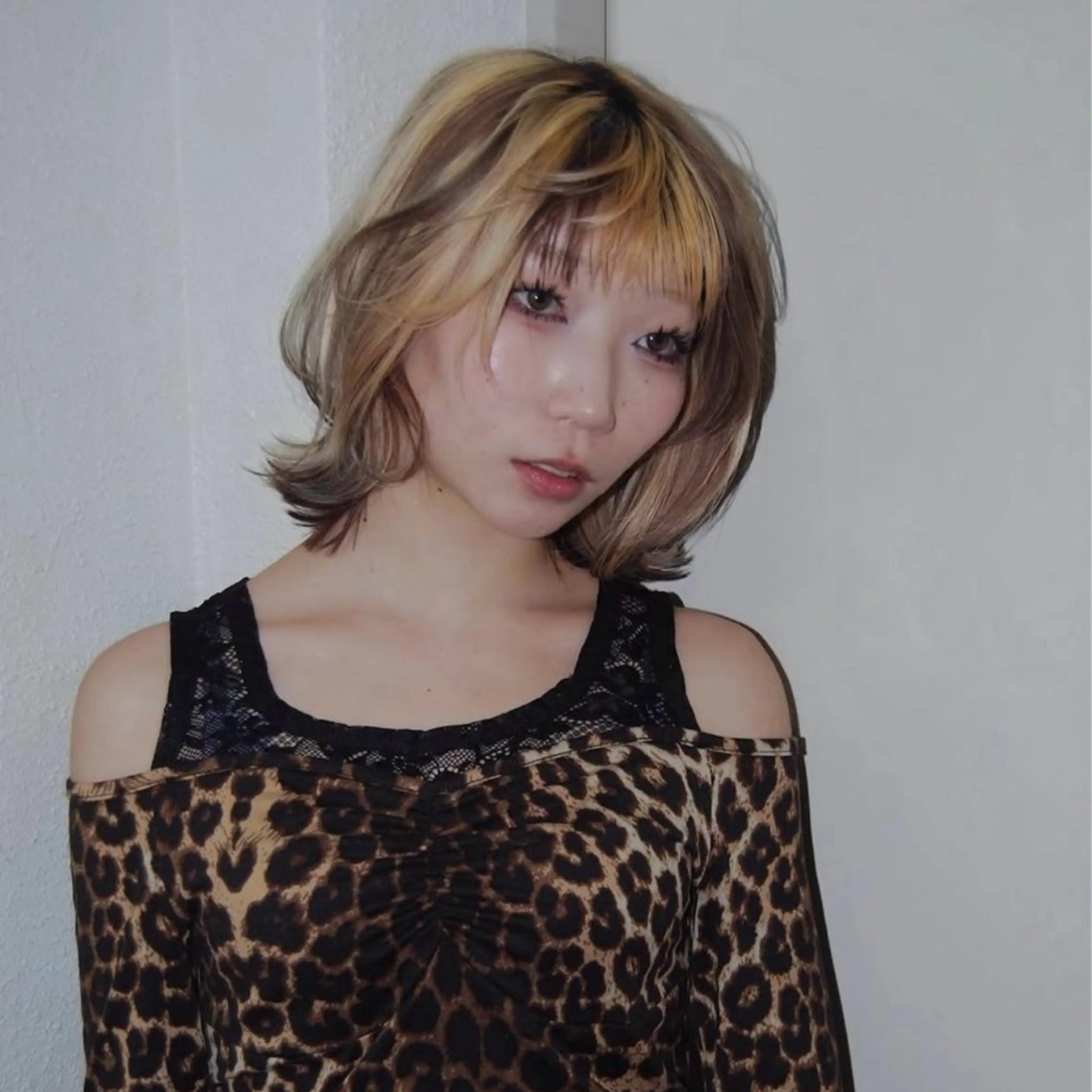 ミディアム カラー フクタ ヒナタのヘアスタイル