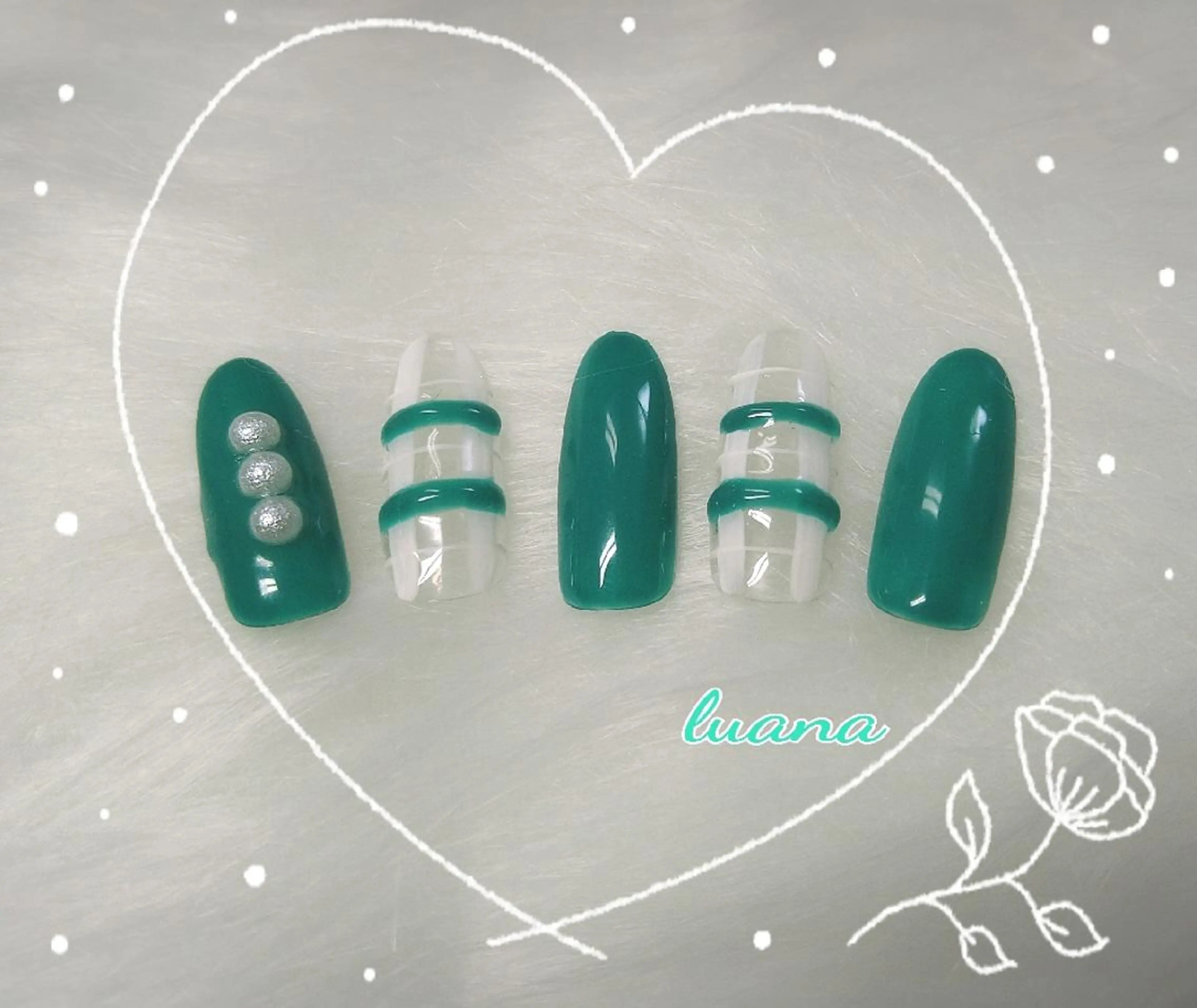 ネイル ハンドネイル LUANA  TAKAHASHIのネイルデザイン