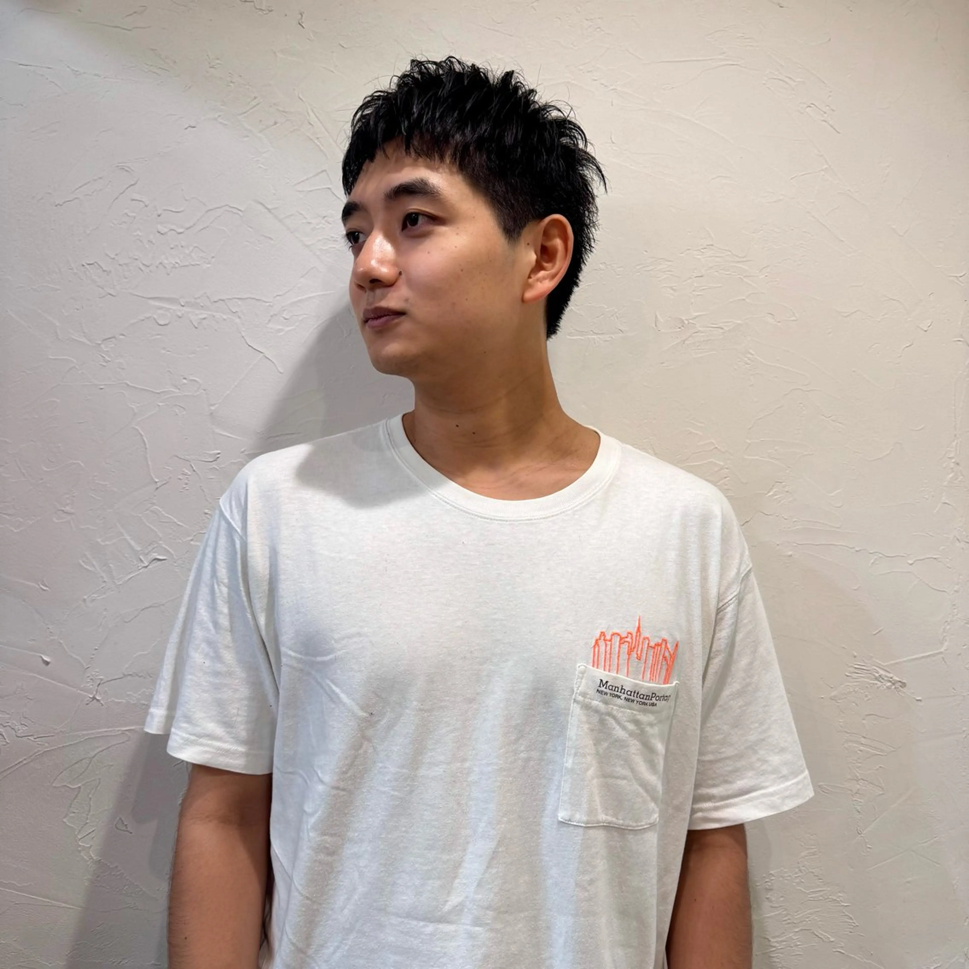 ショート メンズ アップバング メンズ就活ヘア メンズパーマ メンズショート スパイキーショート 【池袋/スパイキー ショート】ⓝⓘⓜⓤのヘアスタイル