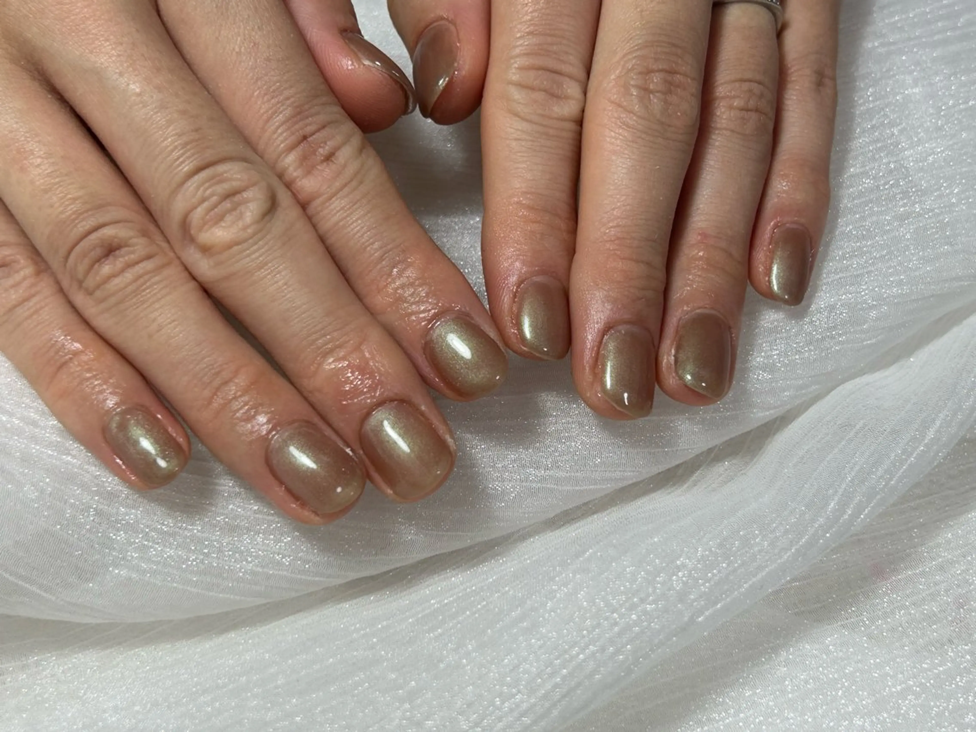 ネイル オーロラネイル 桜ネイル フラワーネイル フットネイル フレンチネイル ハンドネイル mogunail &blowのネイルデザイン