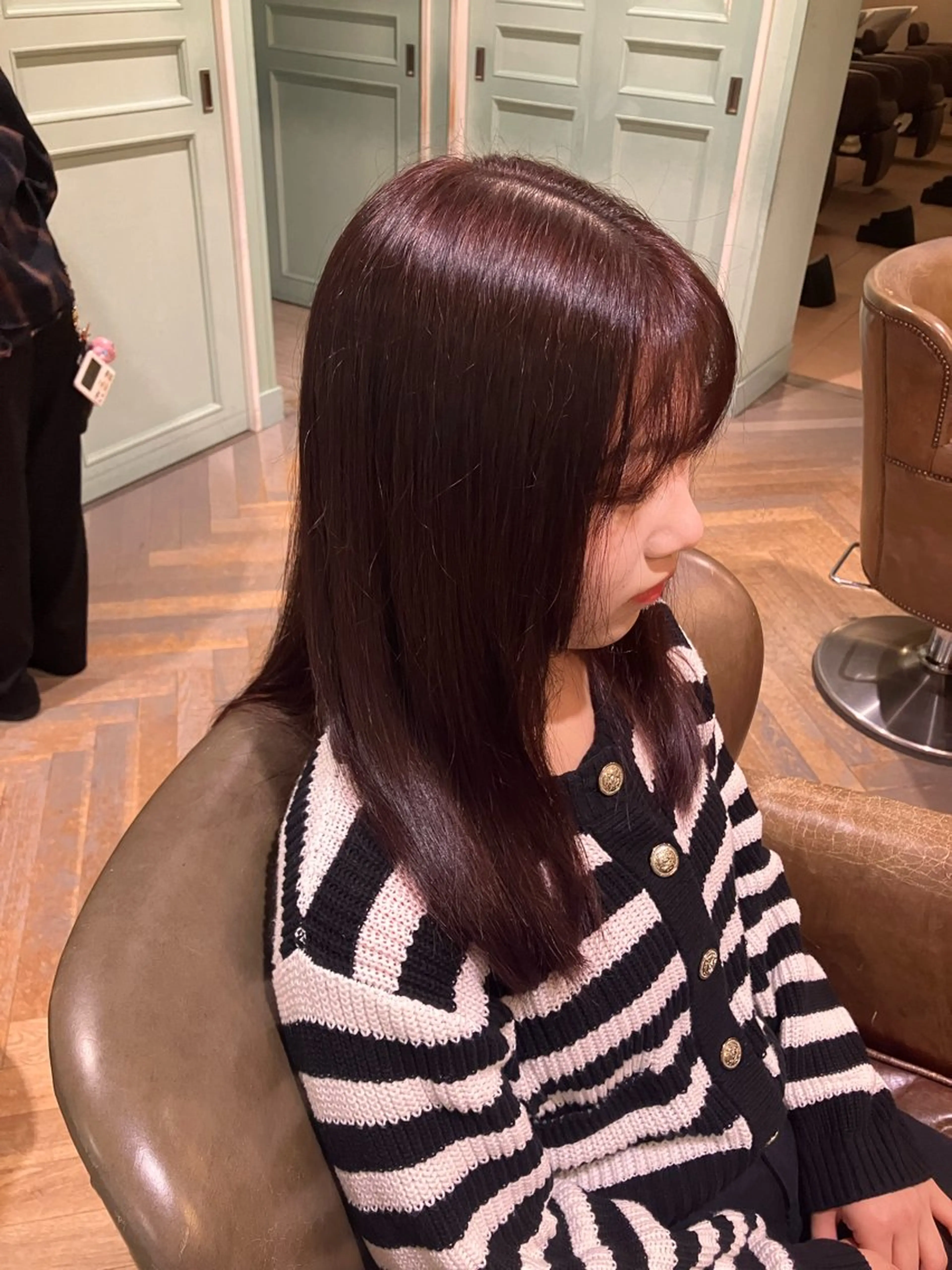 カラー ピンクカラー ヘアカラー 森田 妃香のヘアスタイル