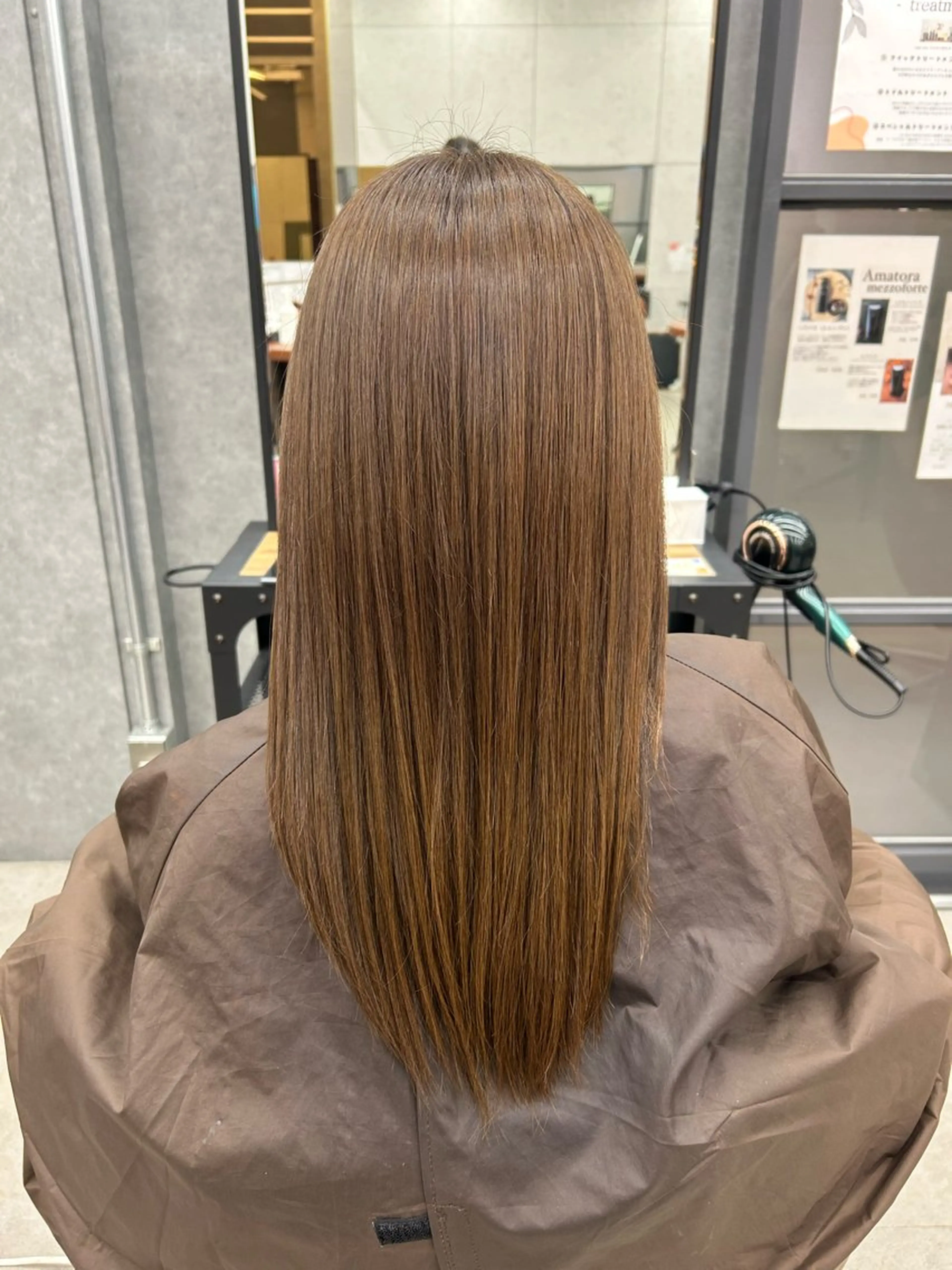 ロング ツヤカラー🧸💫 のりかのヘアスタイル